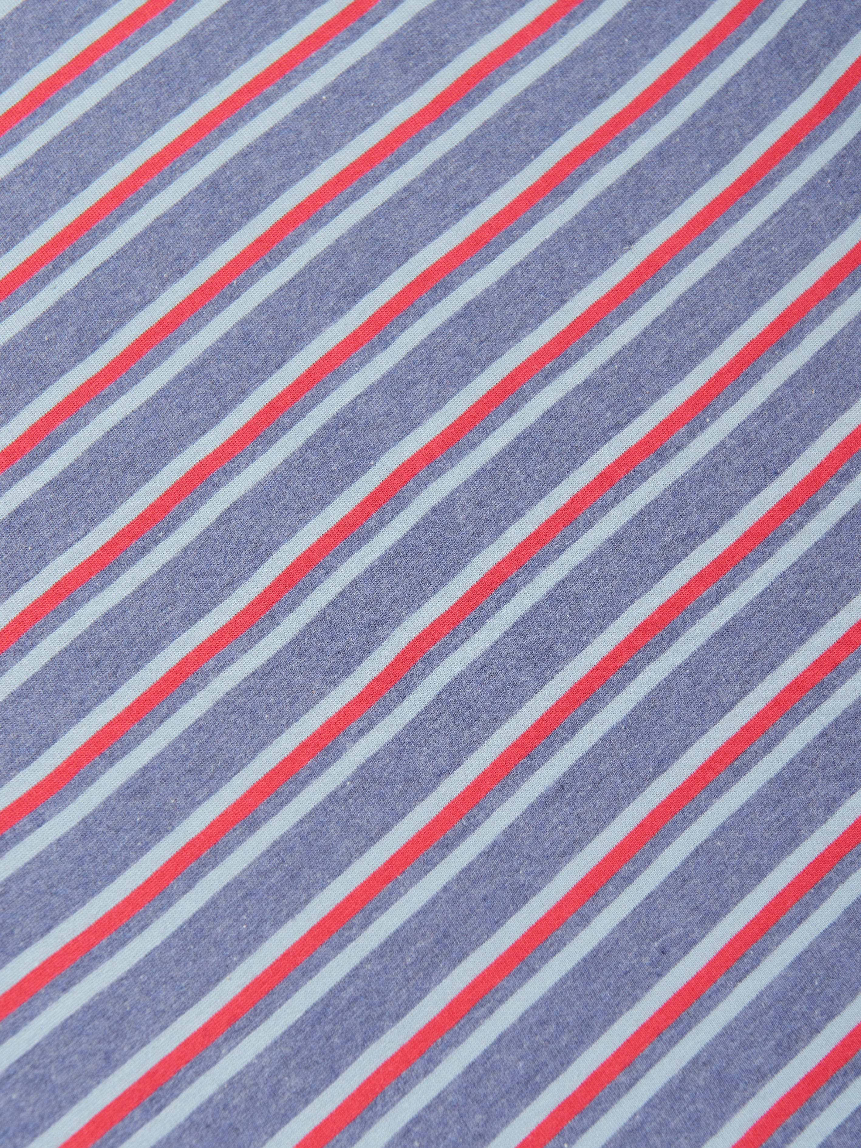 Ralph Lauren Boys Striped Logo T-Shirt in Blue