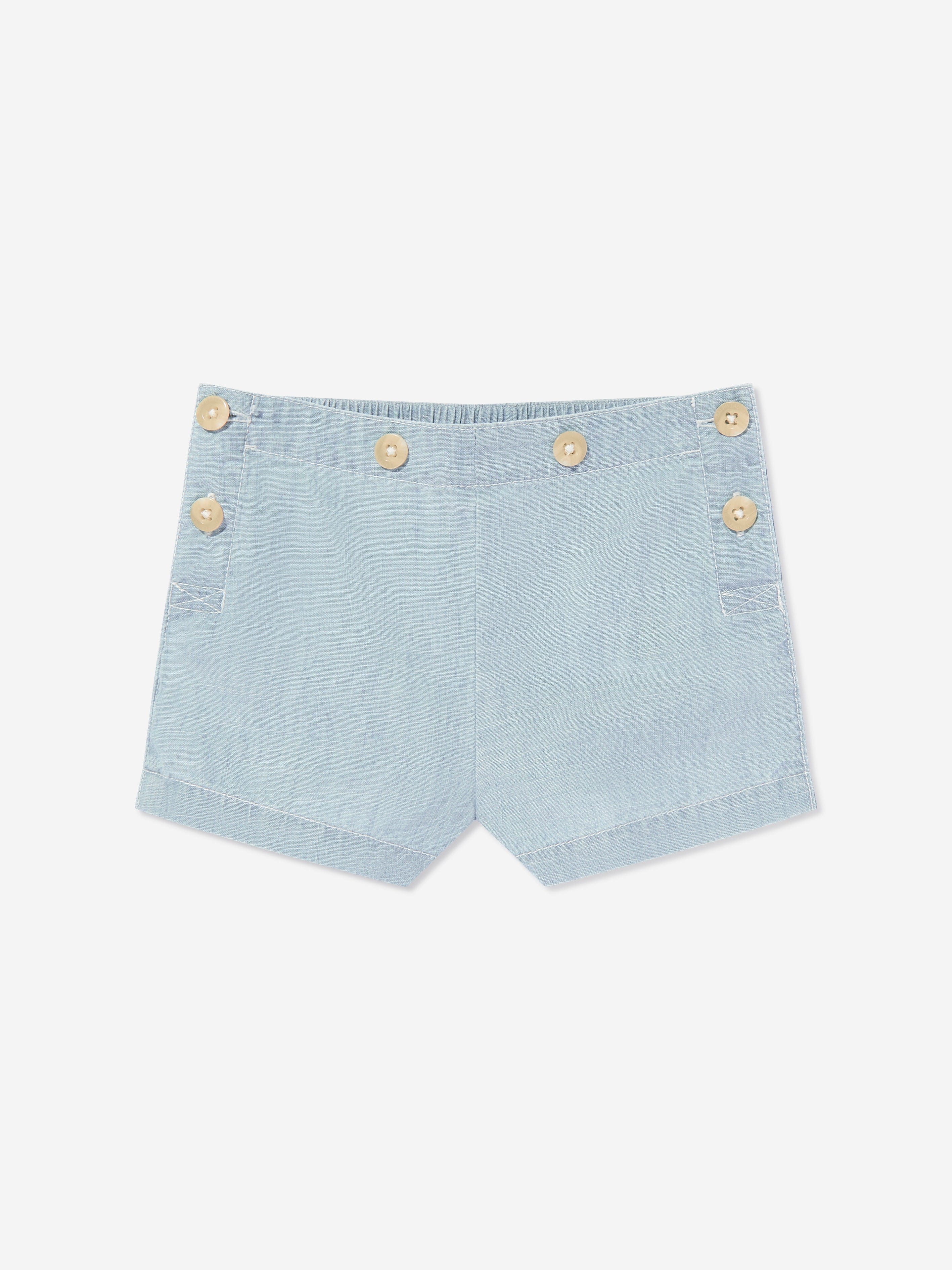 Ralph Lauren Baby Girls Shorts Set in White