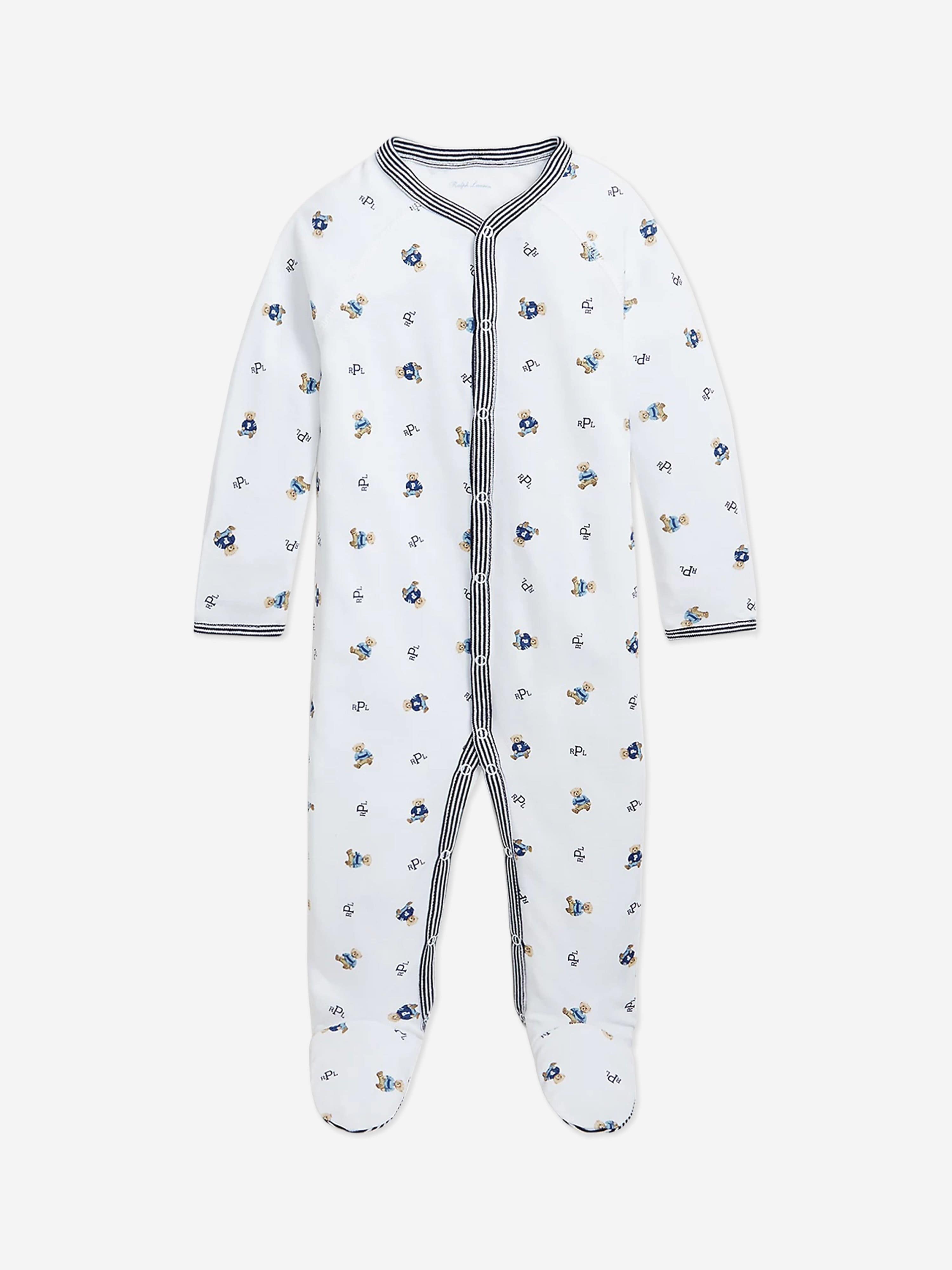 Ralph Lauren Baby Boys 3 Piece Gift Set in White