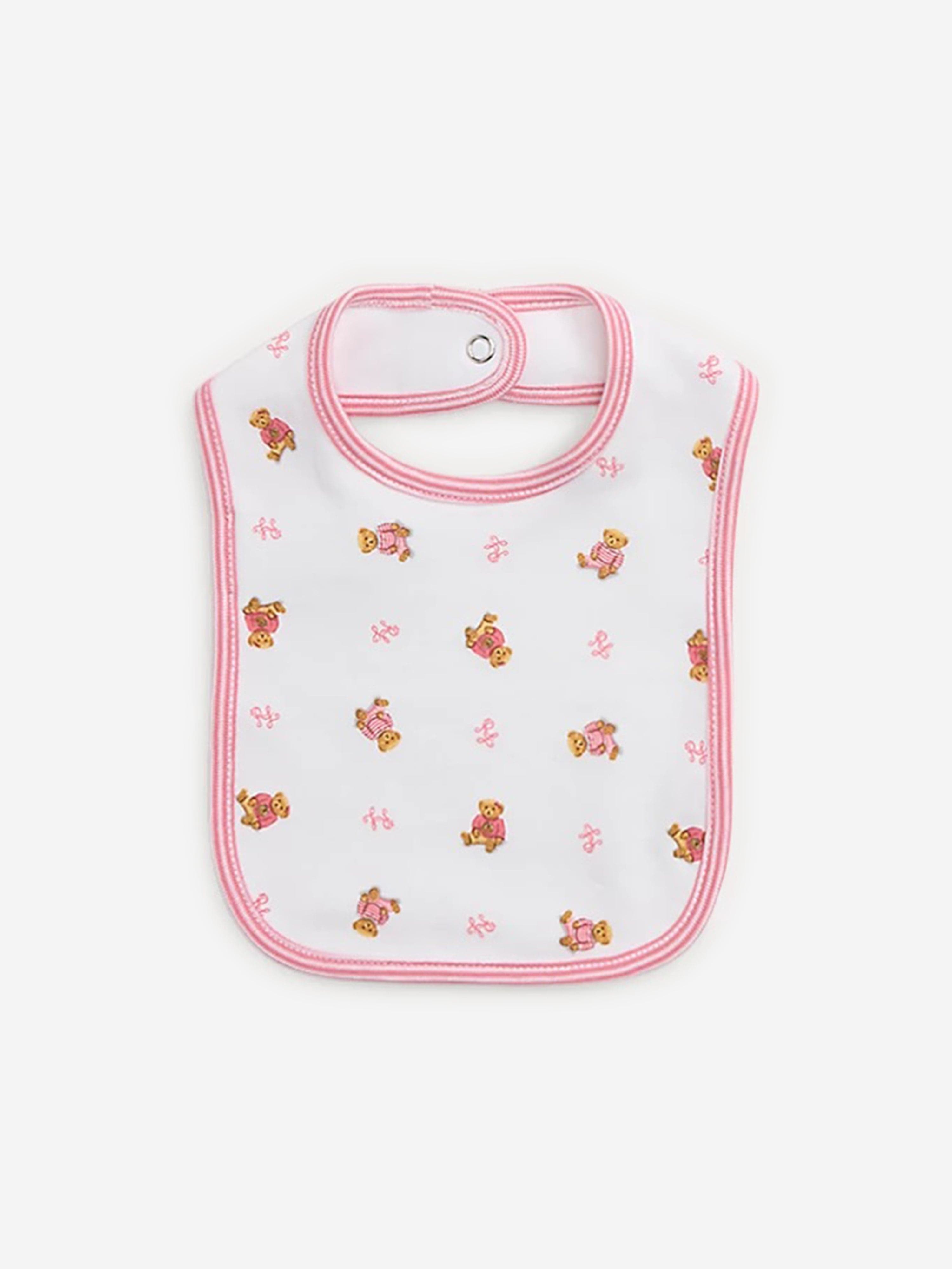 Ralph Lauren Baby Girls 3 Piece Gift Set in White