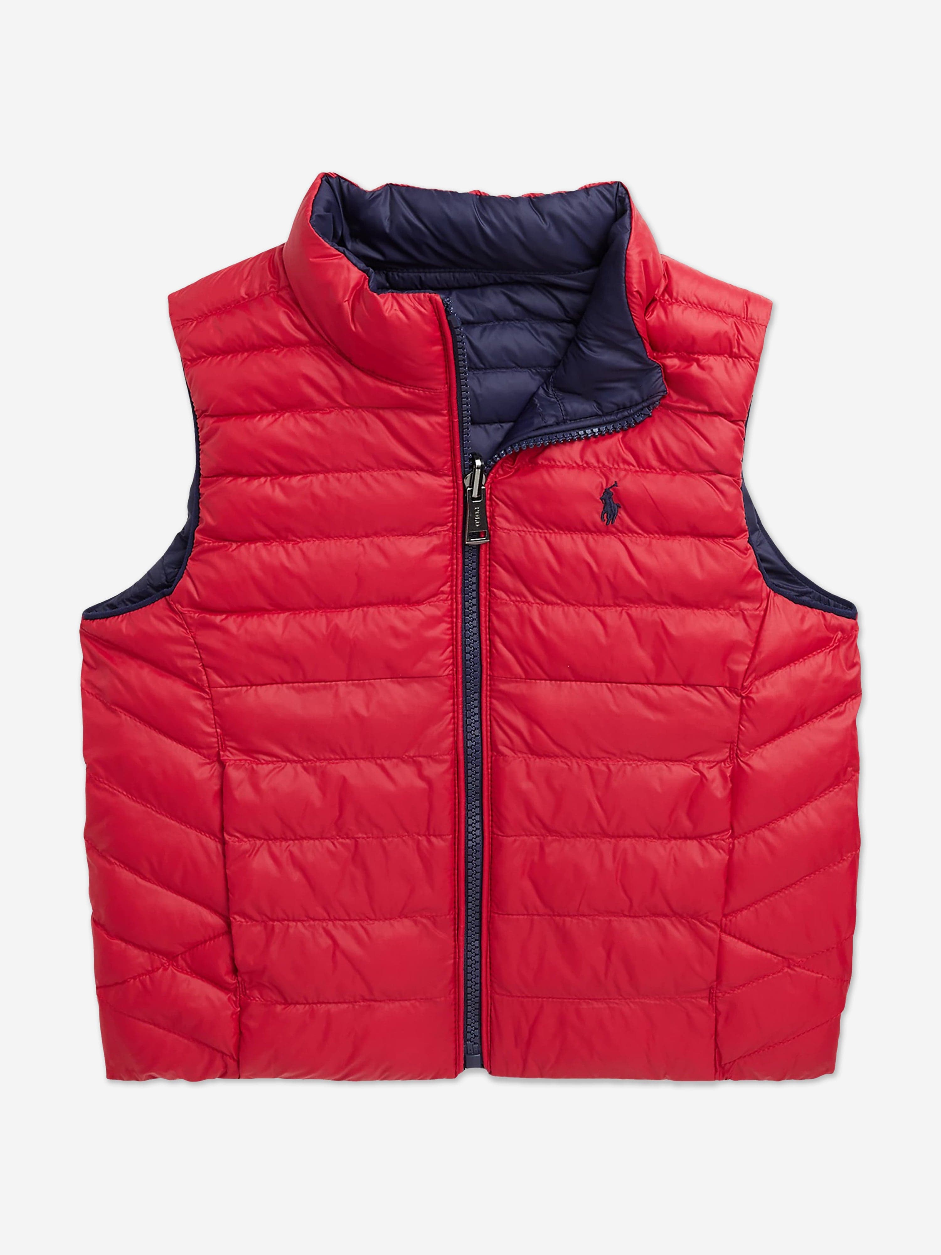 Ralph Lauren Boys Reversible Gilet in Navy