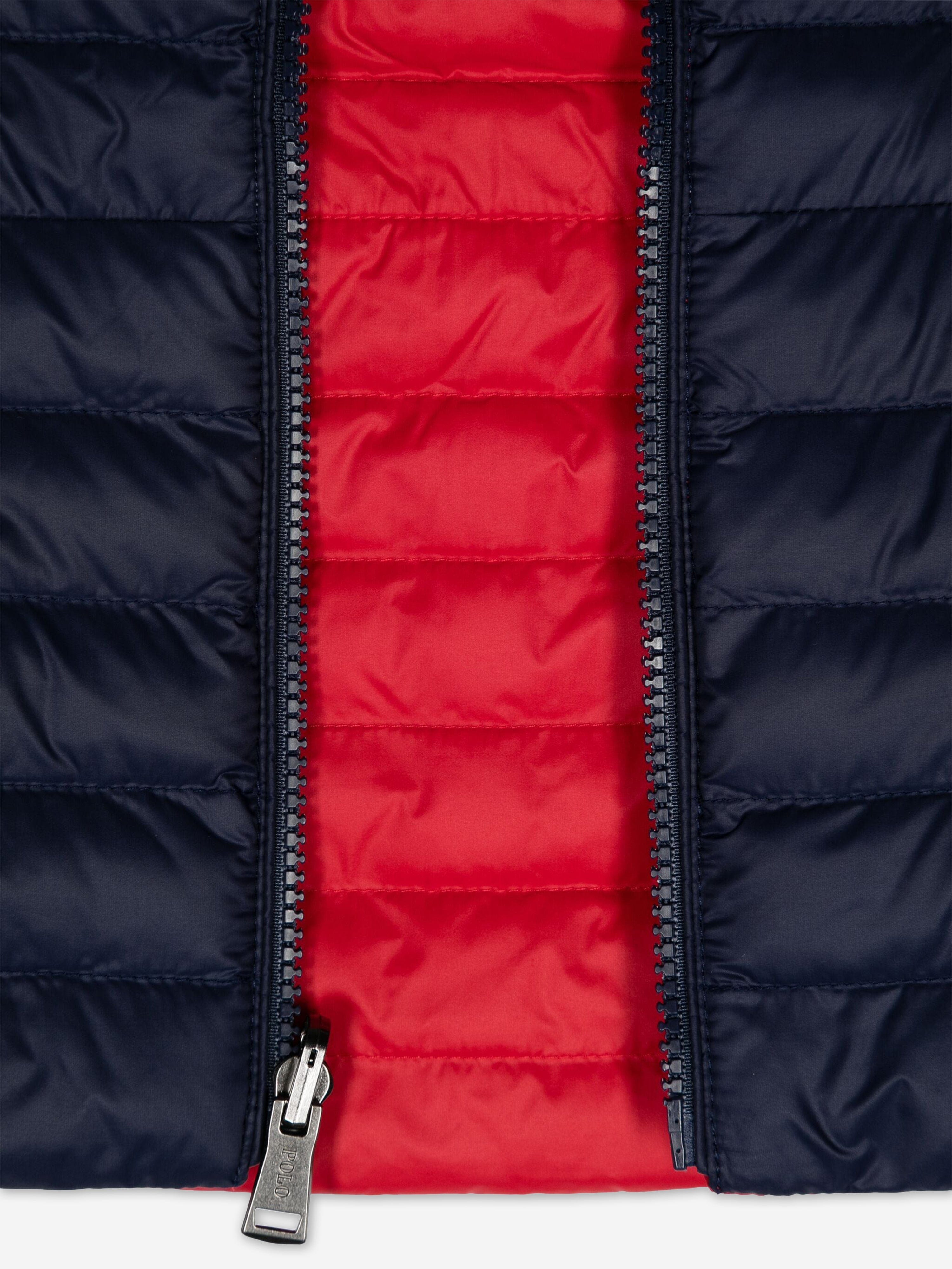 Ralph Lauren Boys Reversible Gilet in Navy
