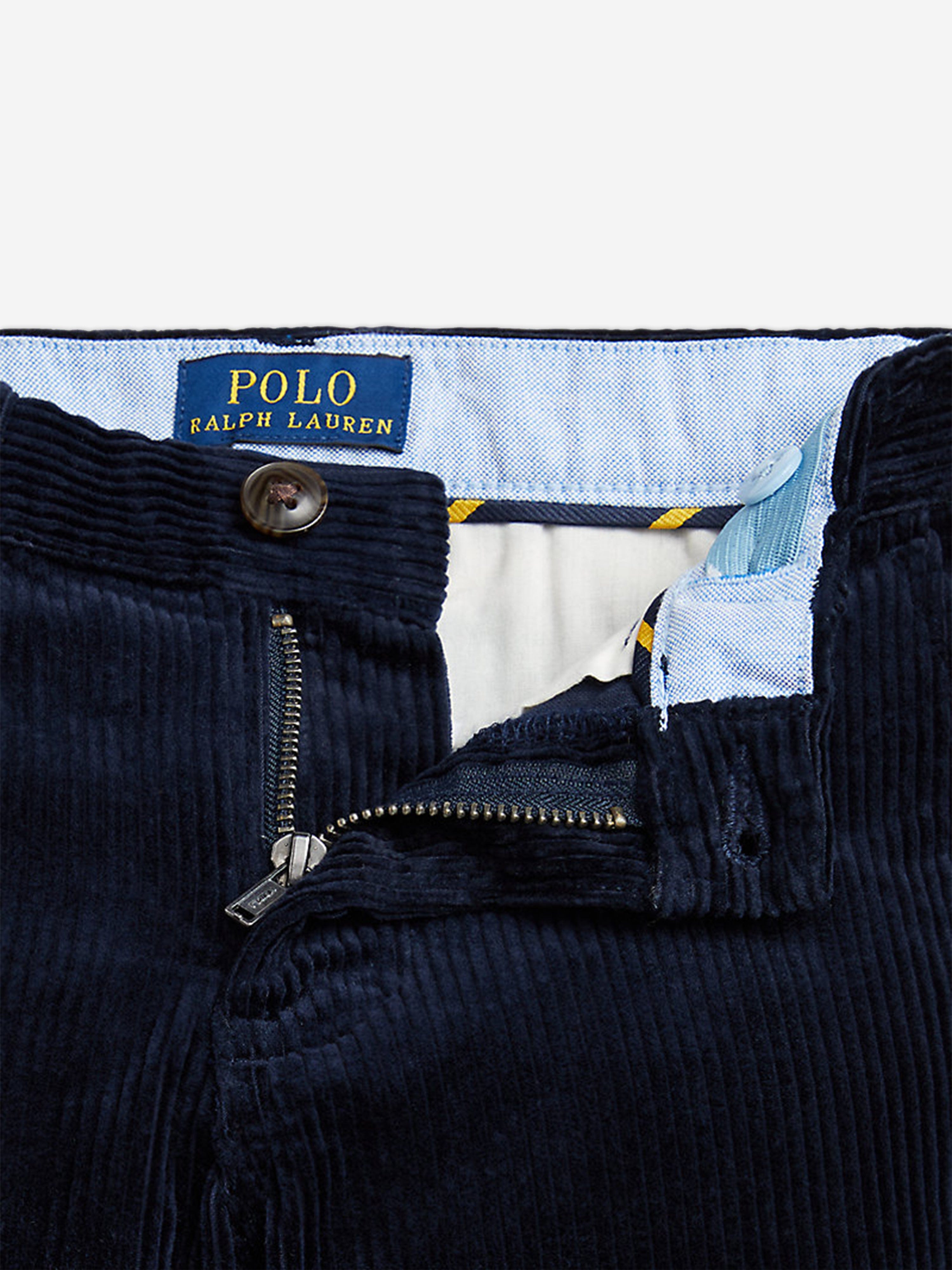 Boys Corduroy Bedford Trousers in Navy