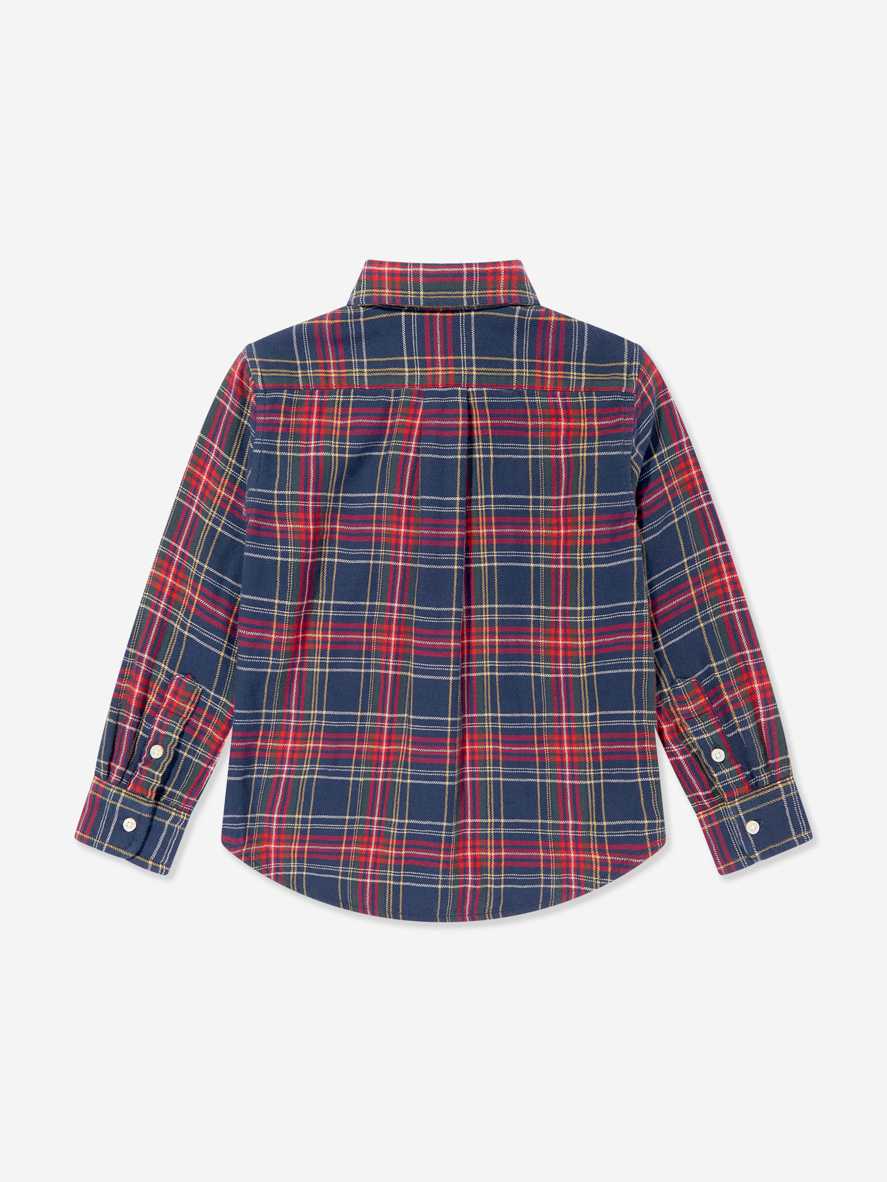 Ralph Lauren Boys Plaid Shirt in Multicolour