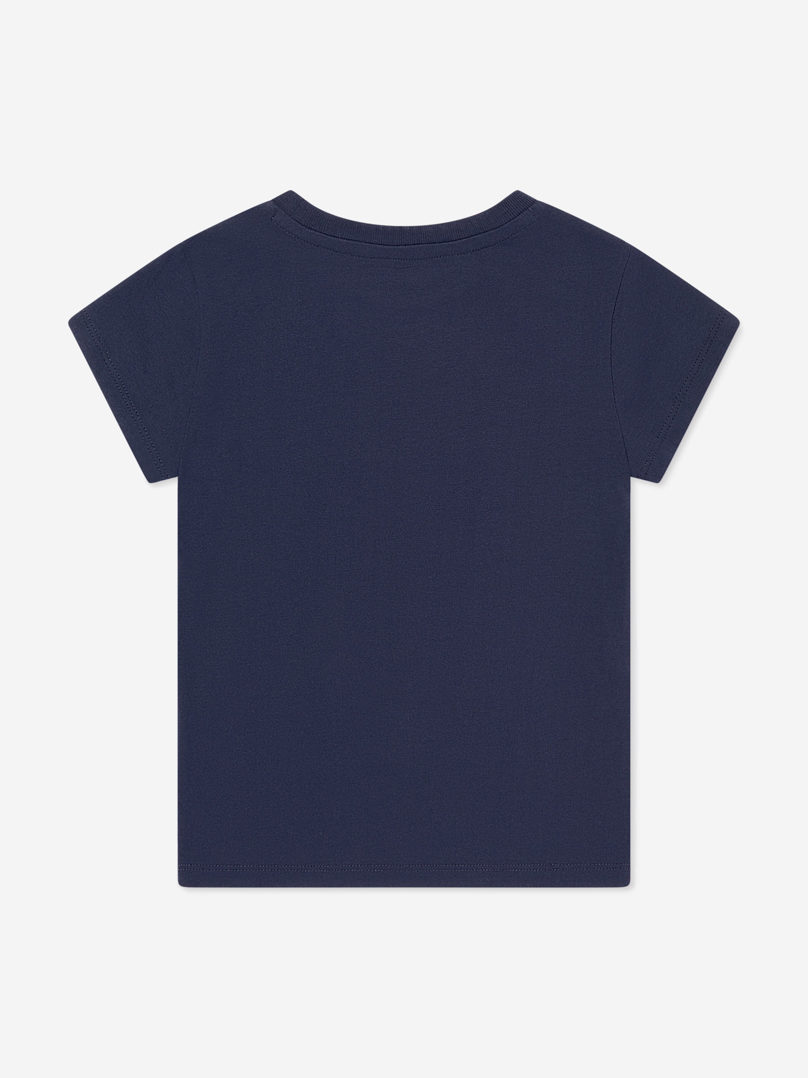 Ralph Lauren Girls Polo T-Shirt in Navy