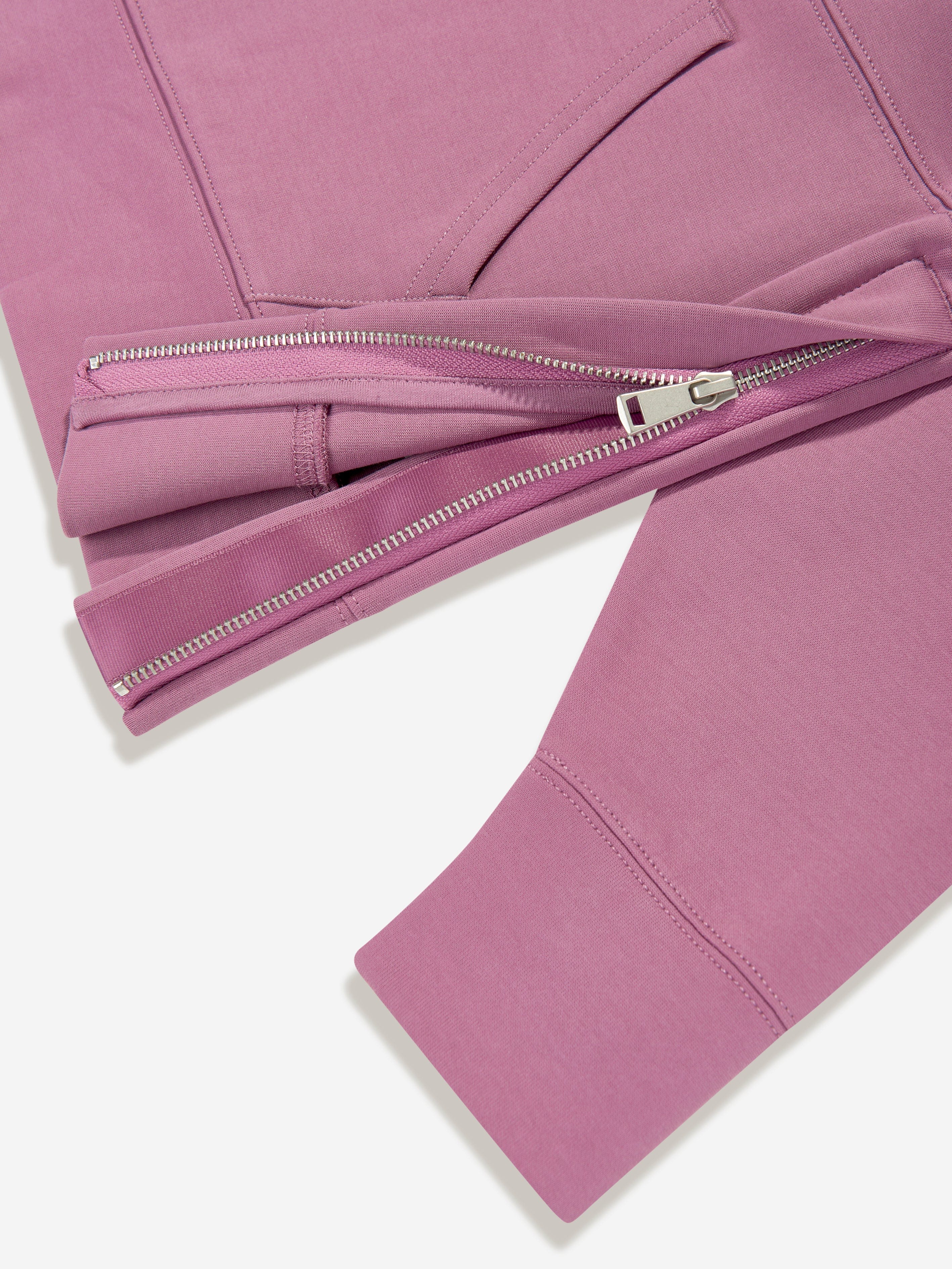 Ralph Lauren Girls Half Zip Tech Sweatshirt in Purple