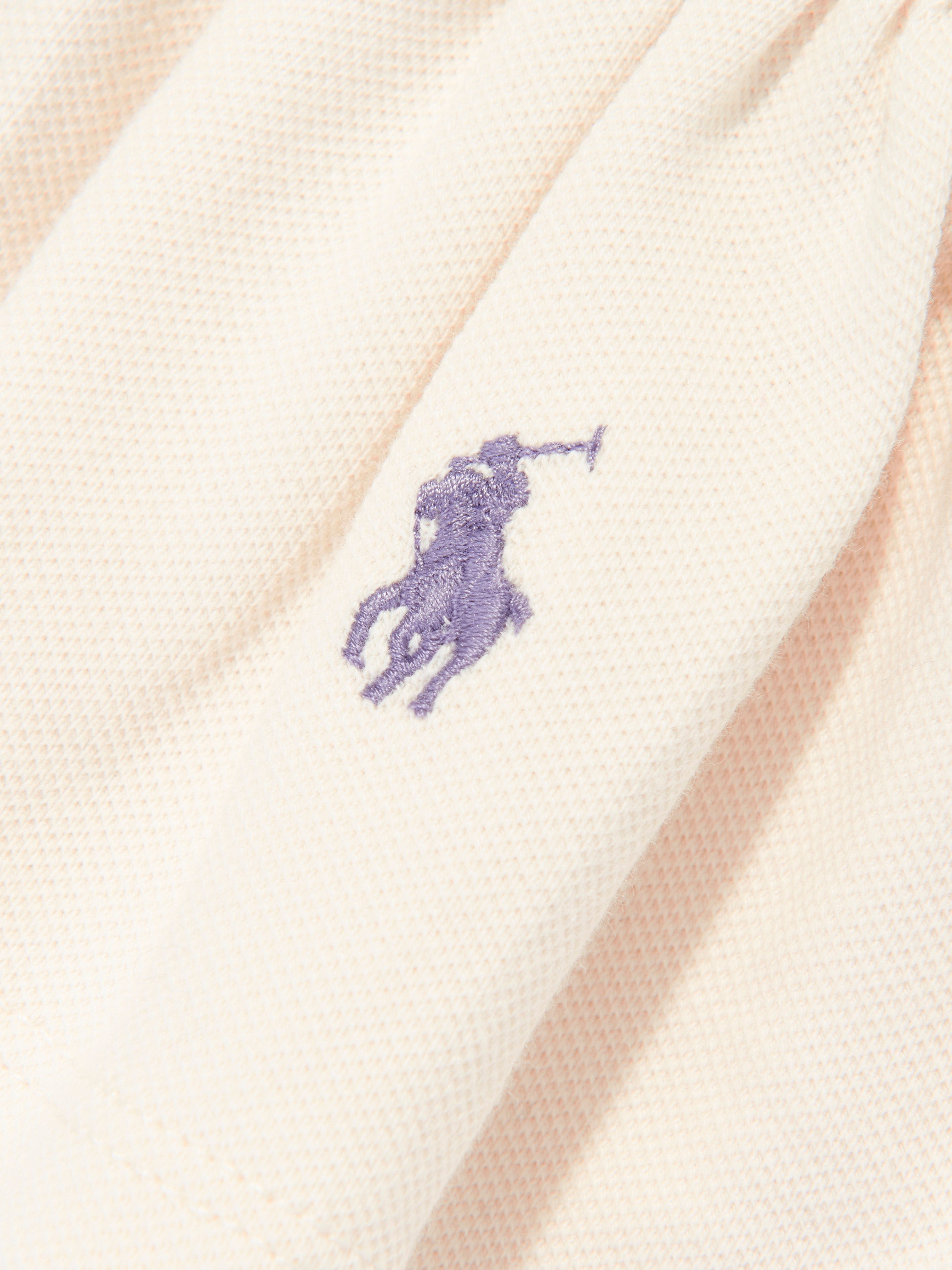 Ralph Lauren Baby Girls Polo Dress in Ivory