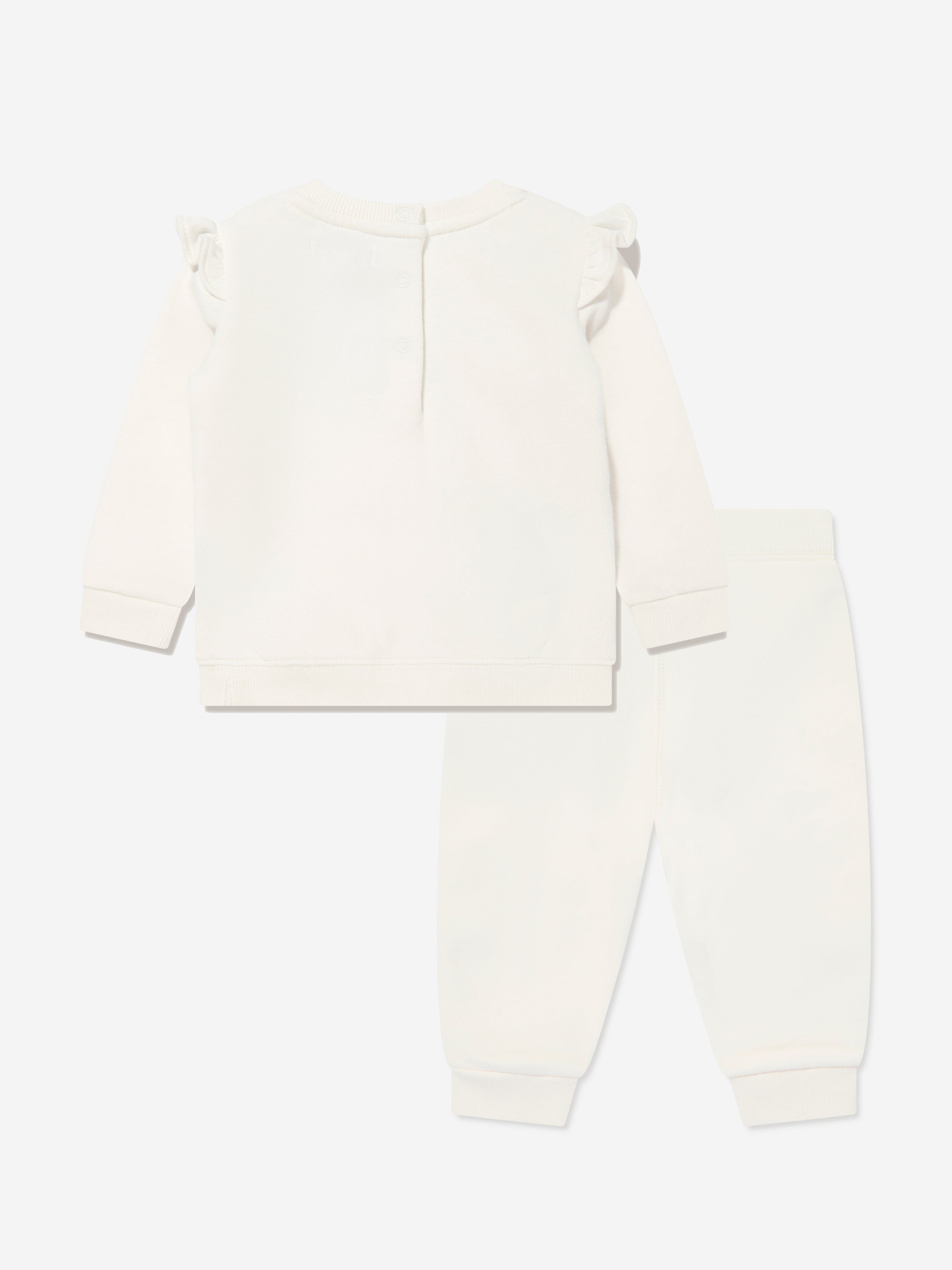 Ralph Lauren Baby Girls Bear Tracksuit in Ivory