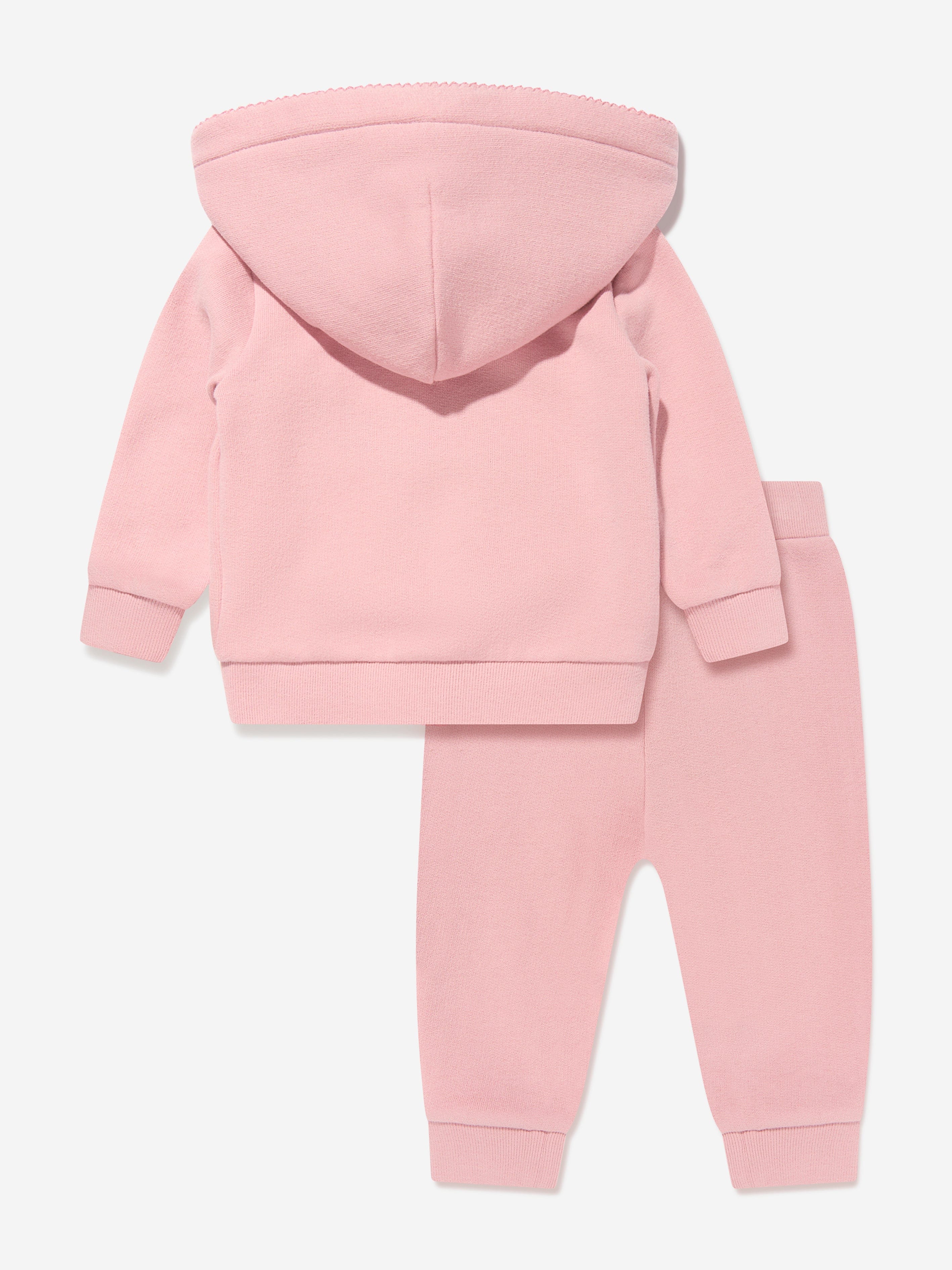 Ralph Lauren Baby Girls Fleece Tracksuit in Pink