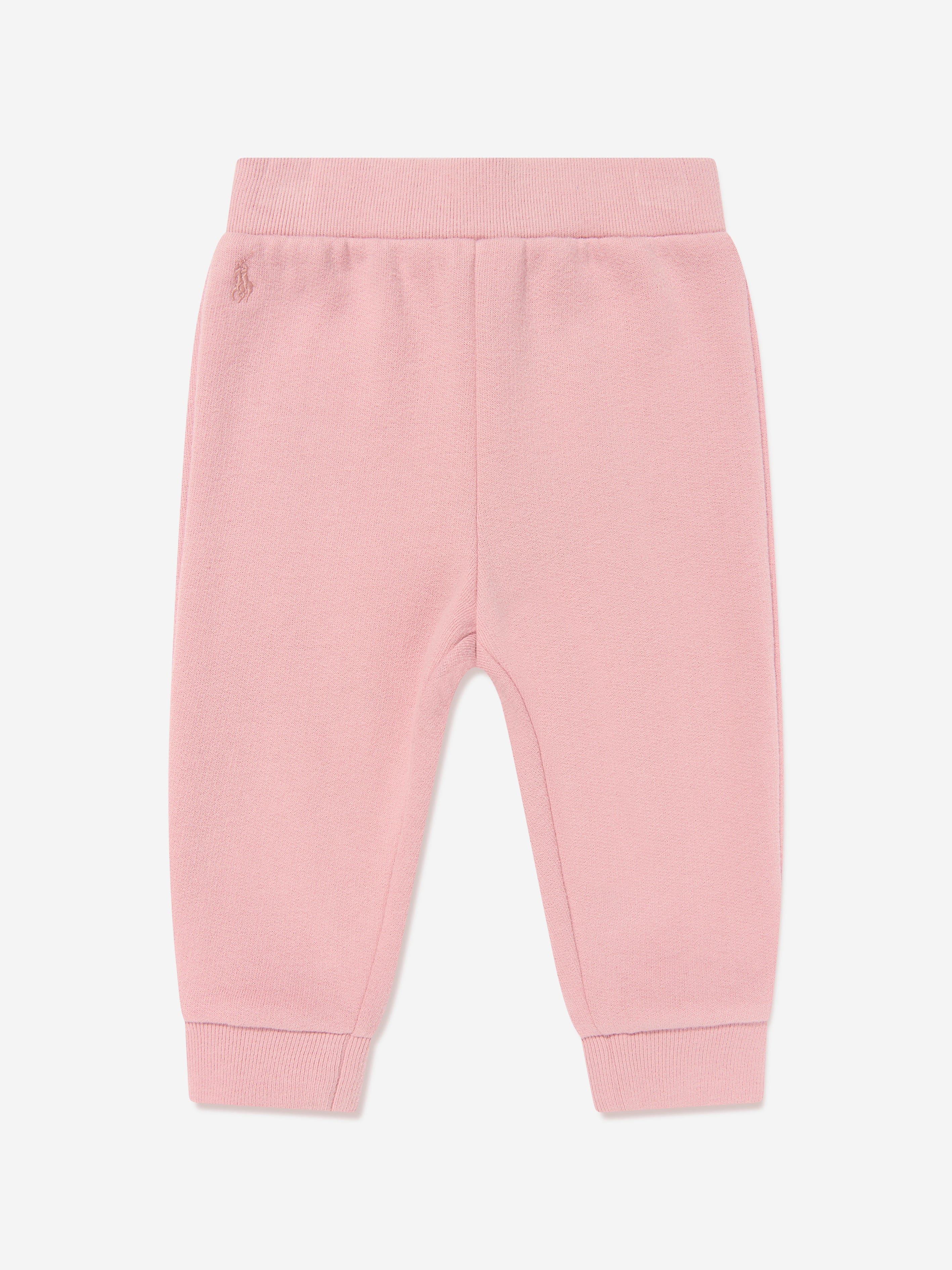 Ralph Lauren Baby Girls Fleece Tracksuit in Pink