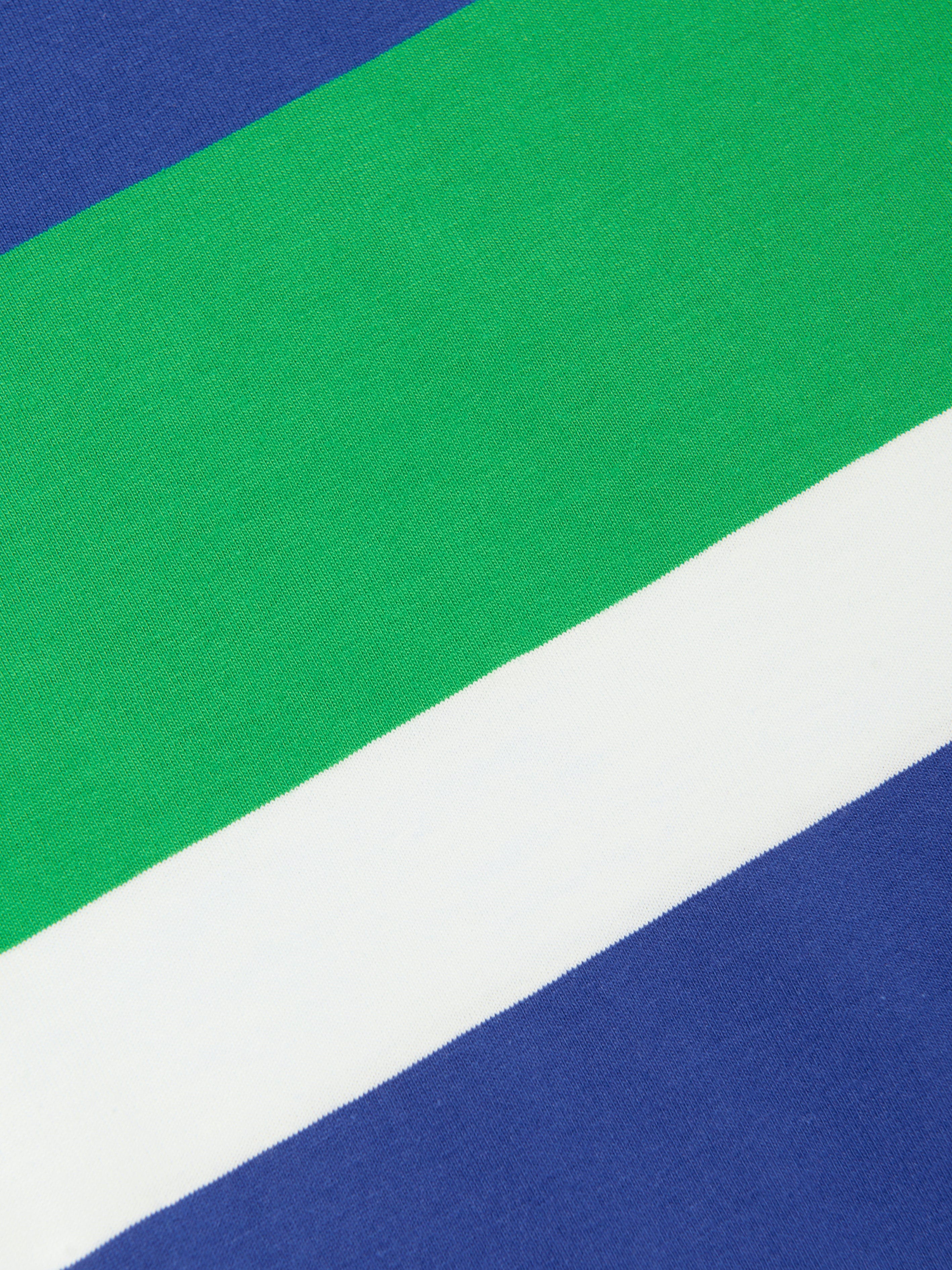 Ralph Lauren Boys Striped Logo T-Shirt in Blue