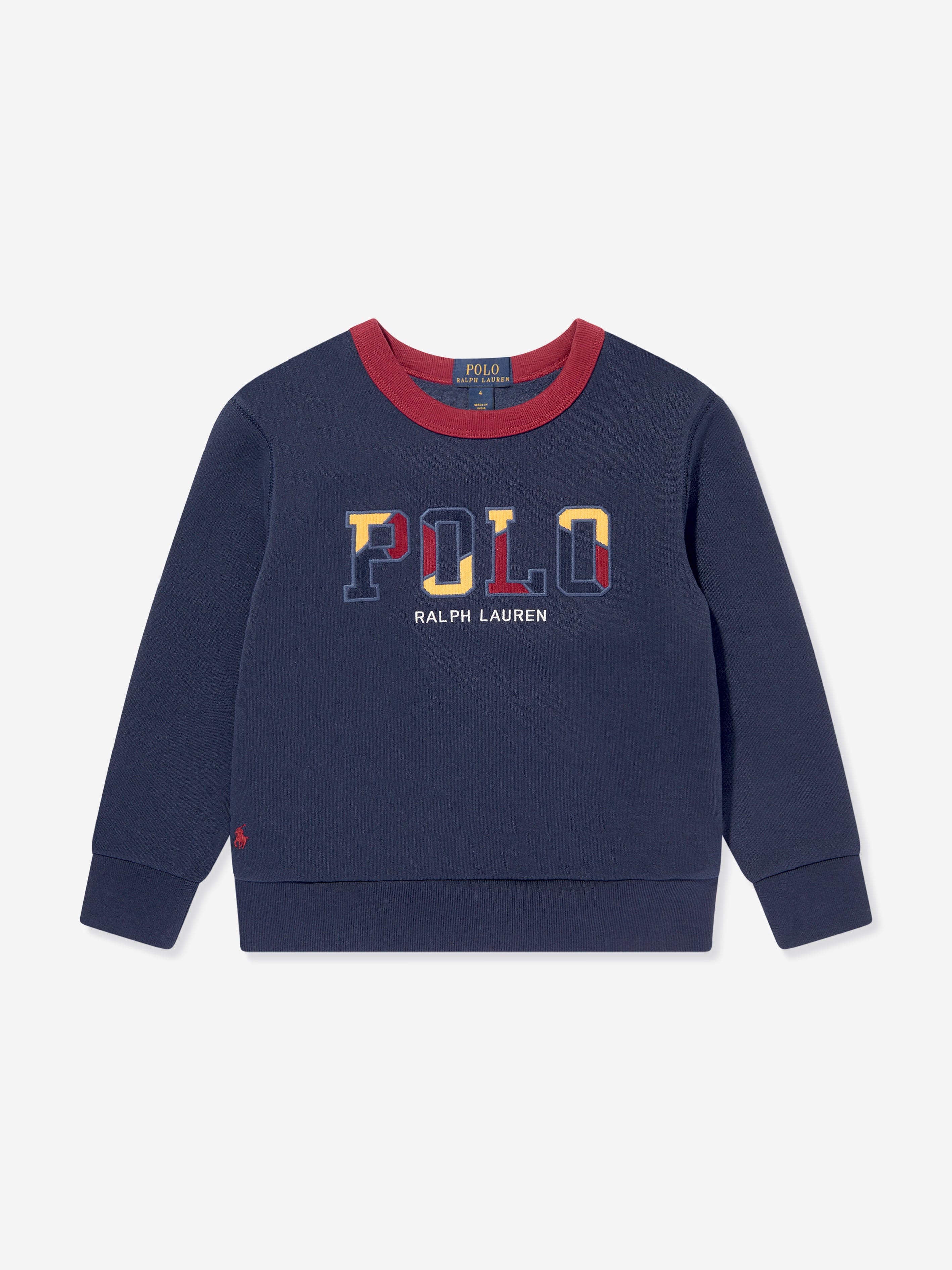 Ralph Lauren Boys Polo Sweatshirt in Navy