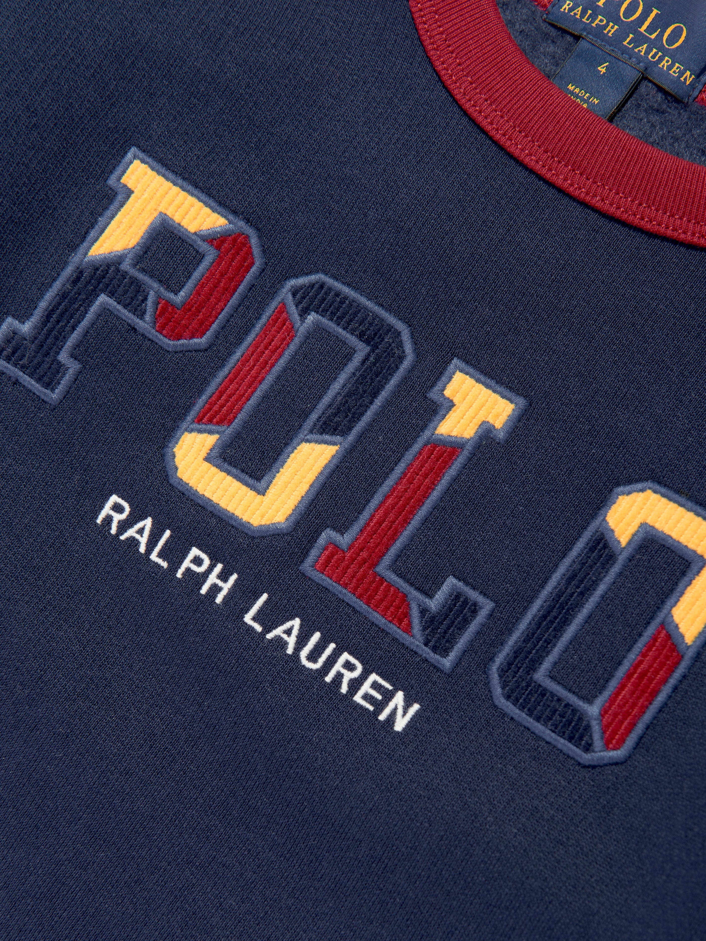 Ralph Lauren Boys Polo Sweatshirt in Navy