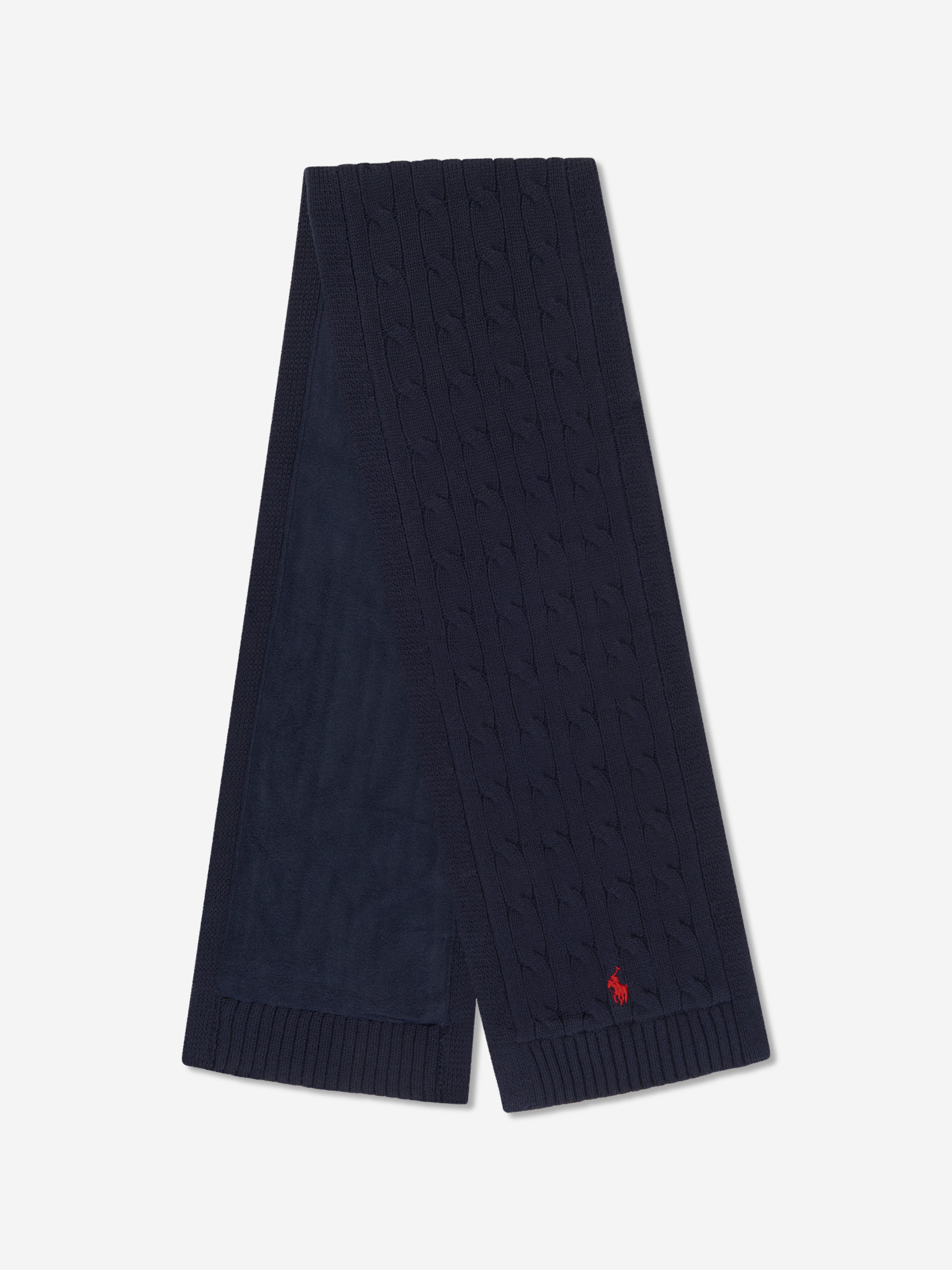 Ralph Lauren Boys Logo Scarf in Navy