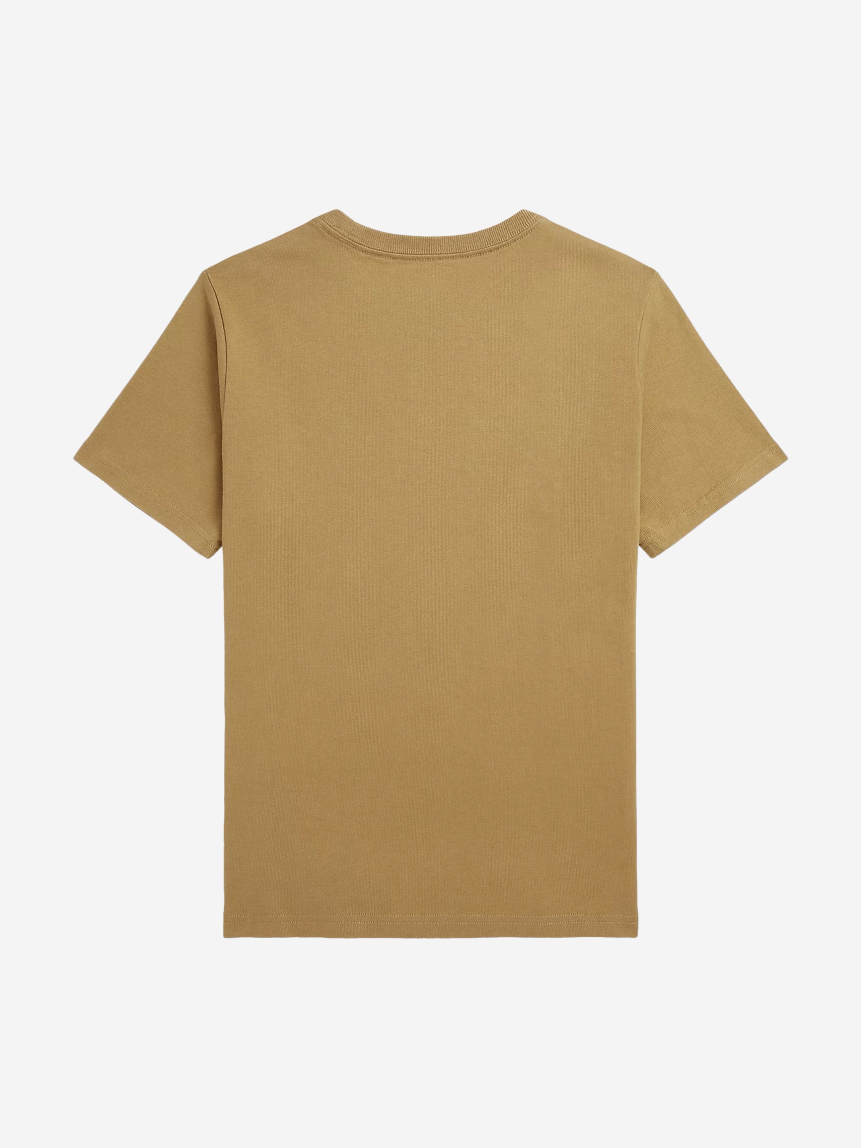 Boys Logo T-Shirt in Brown