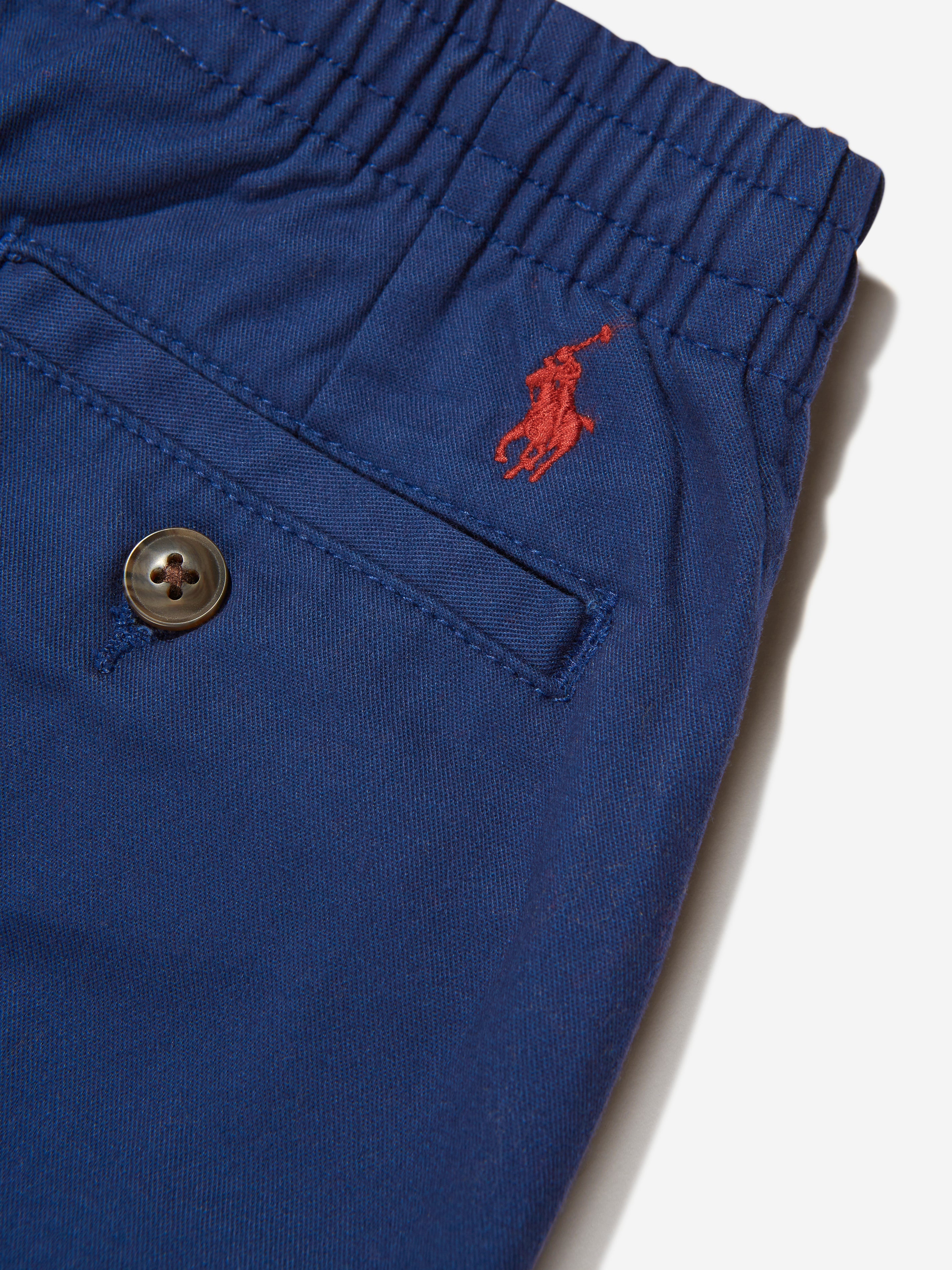 Boys Chino Trousers in Navy