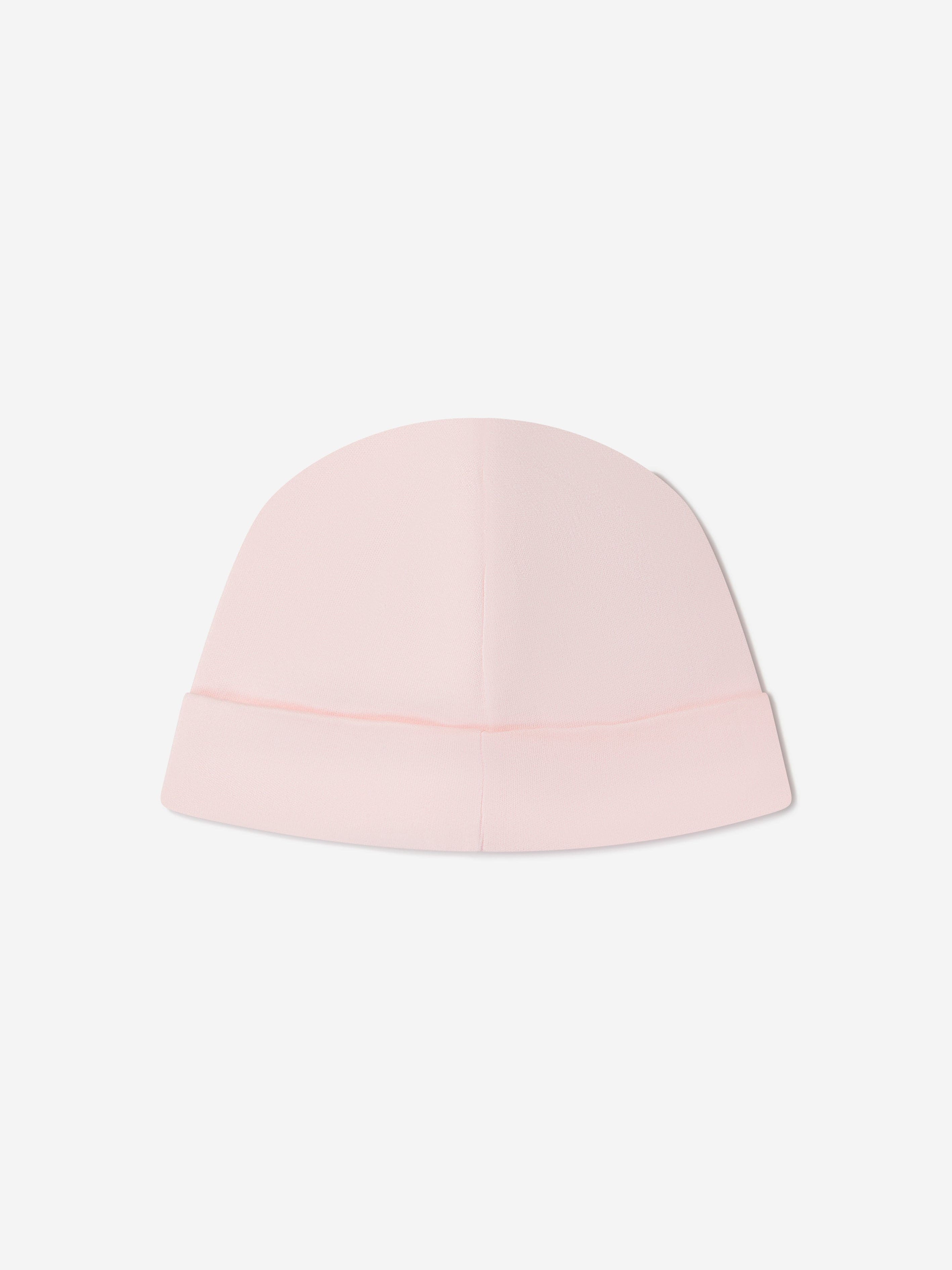 Ralph Lauren Baby Girls Logo Beanie Hat in Pink