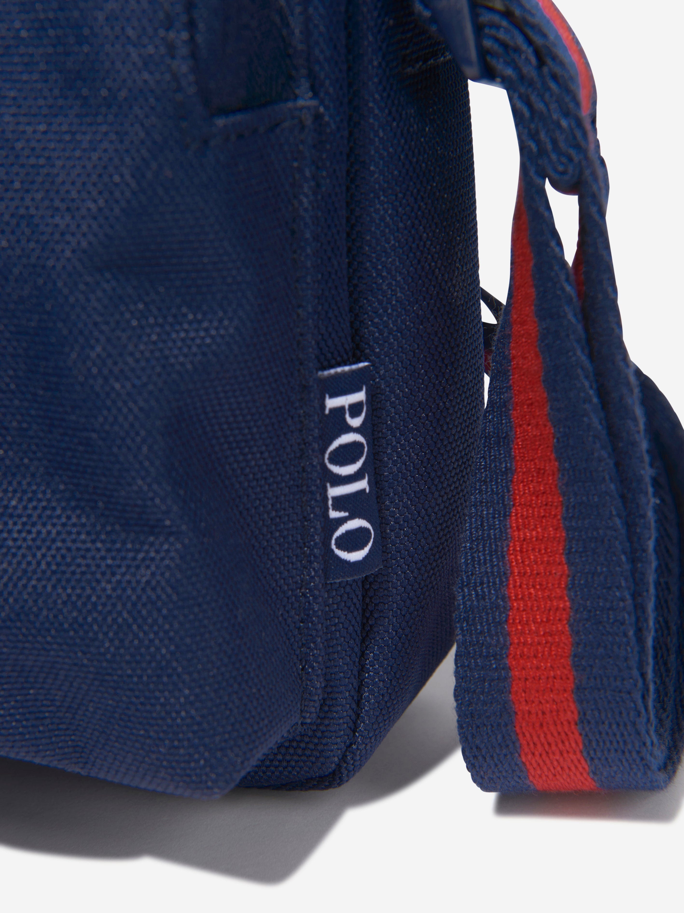 Ralph Lauren Boys Polo Colour Festival Logo Belt Bag in Navy (17cm)