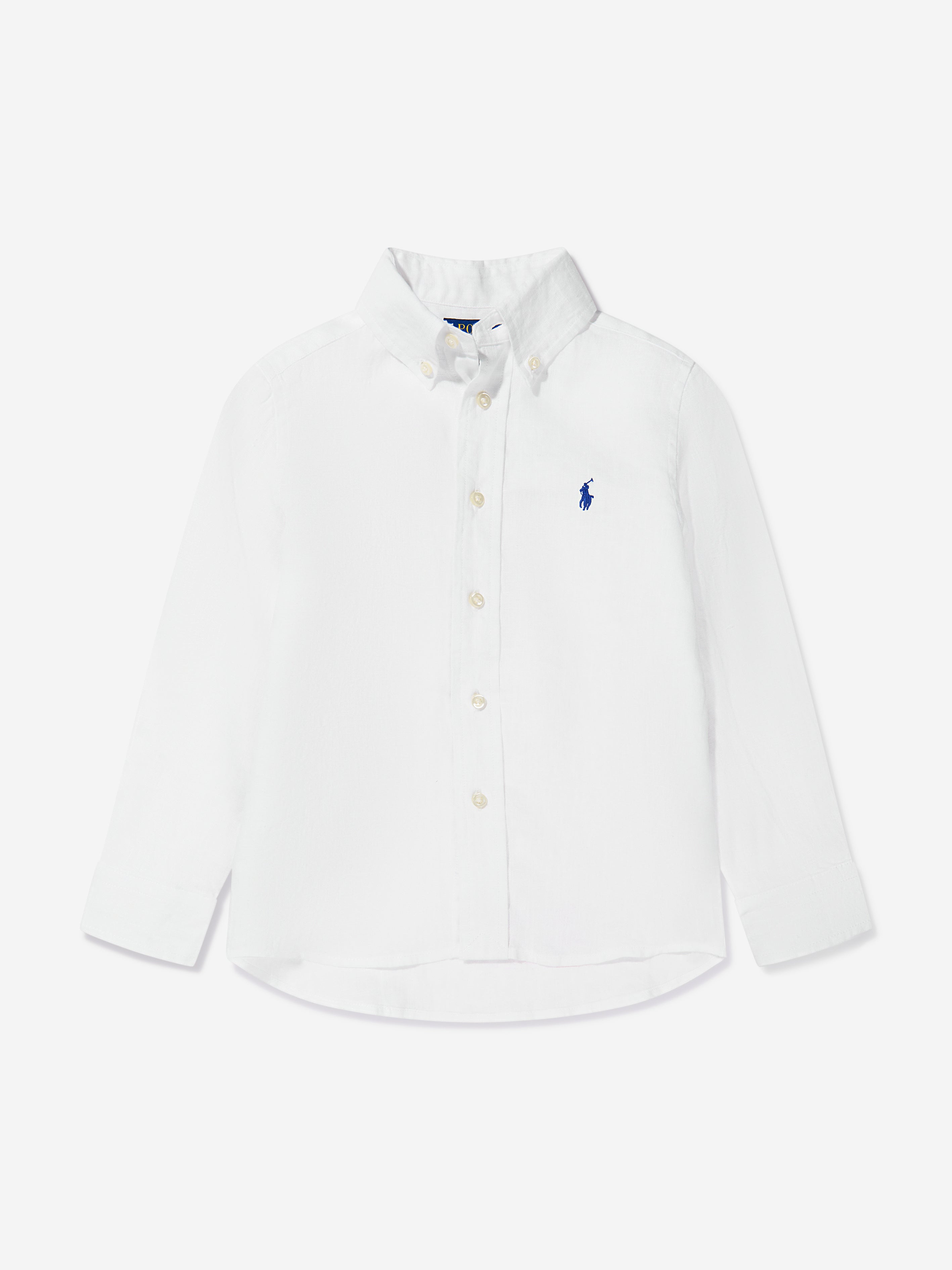 Boys Linen Shirt in White