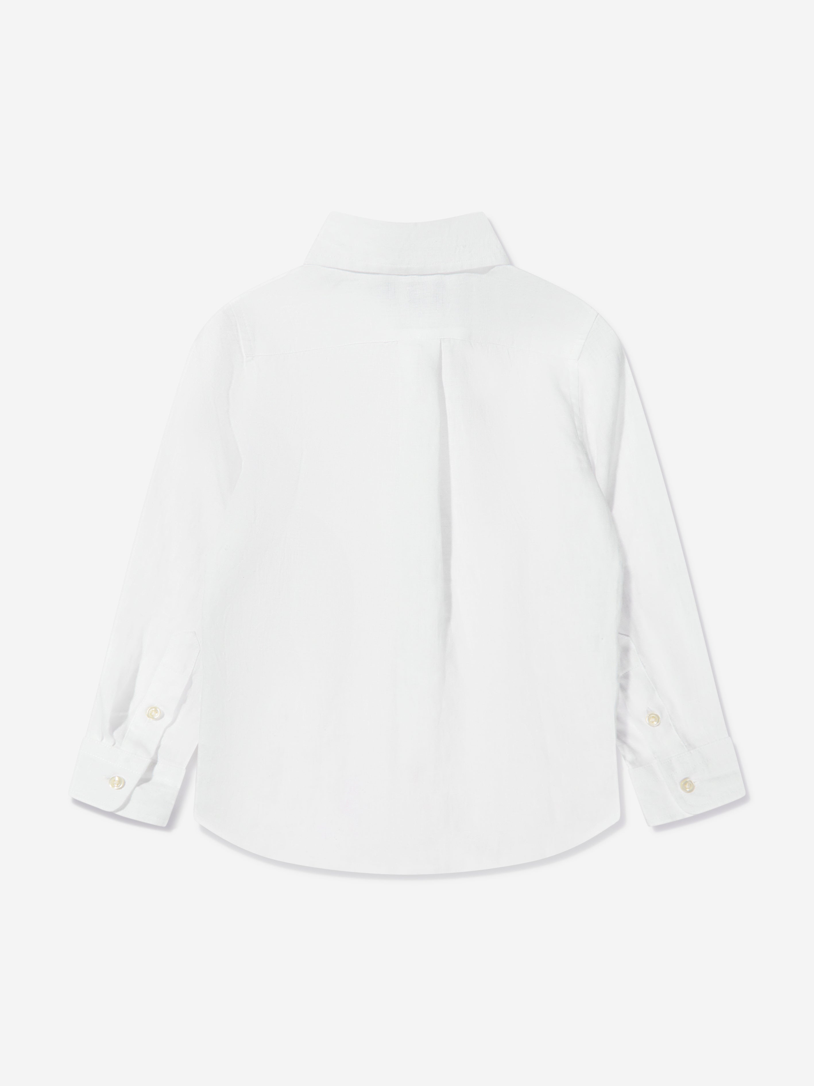 Boys Linen Shirt in White