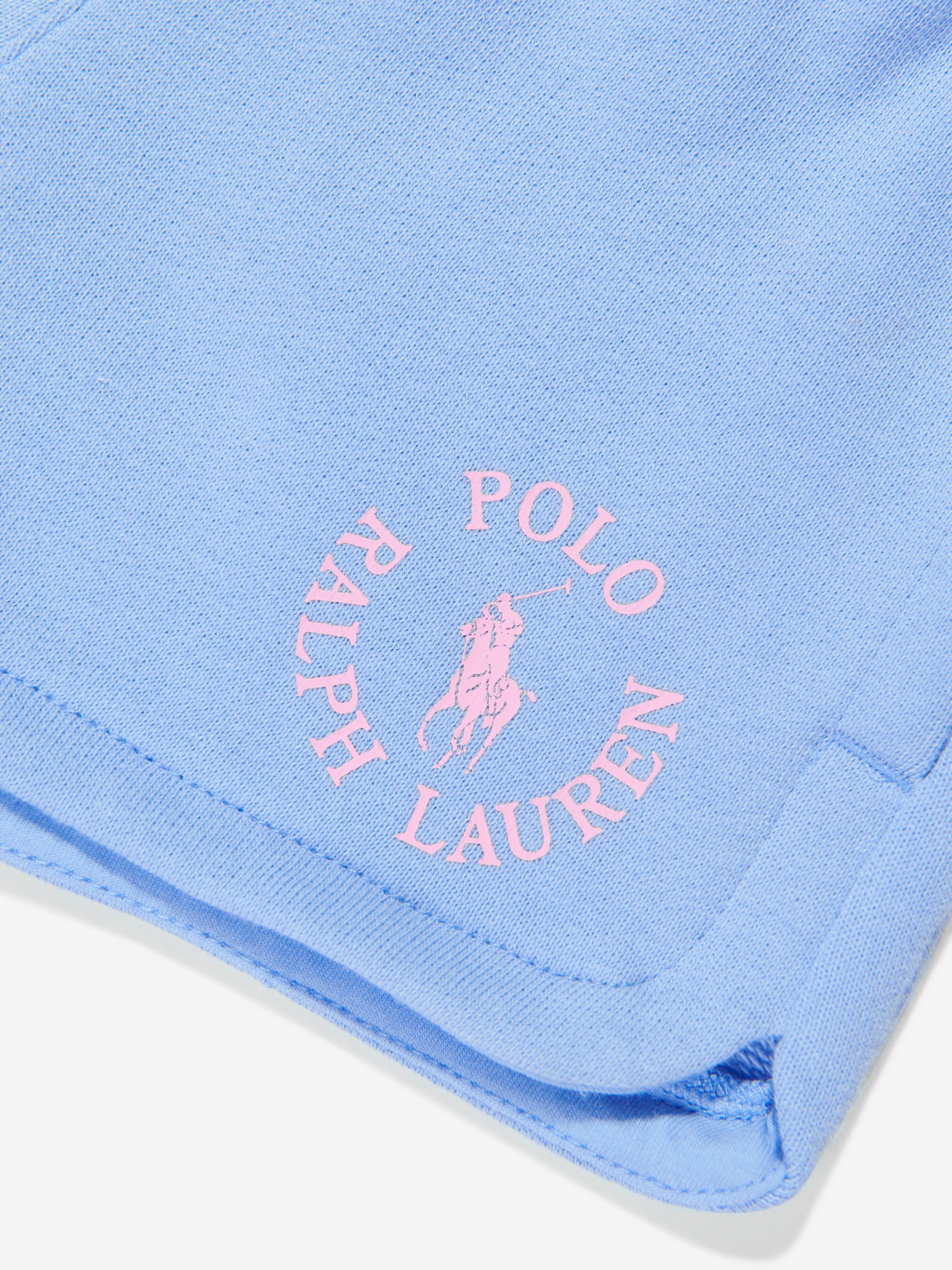 Girls Prepster Logo Shorts in Blue