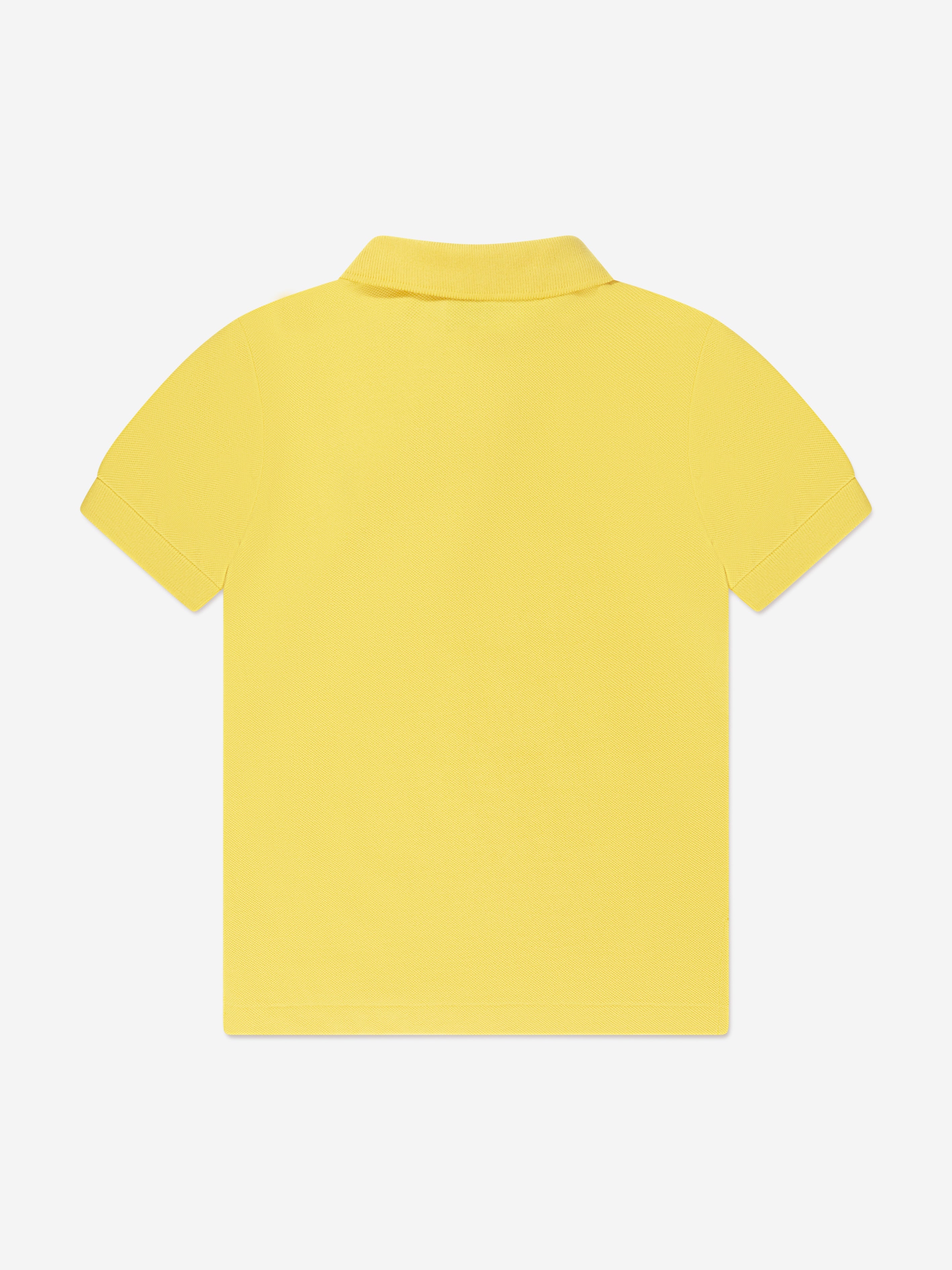 Boys Logo Polo Shirt in Yellow