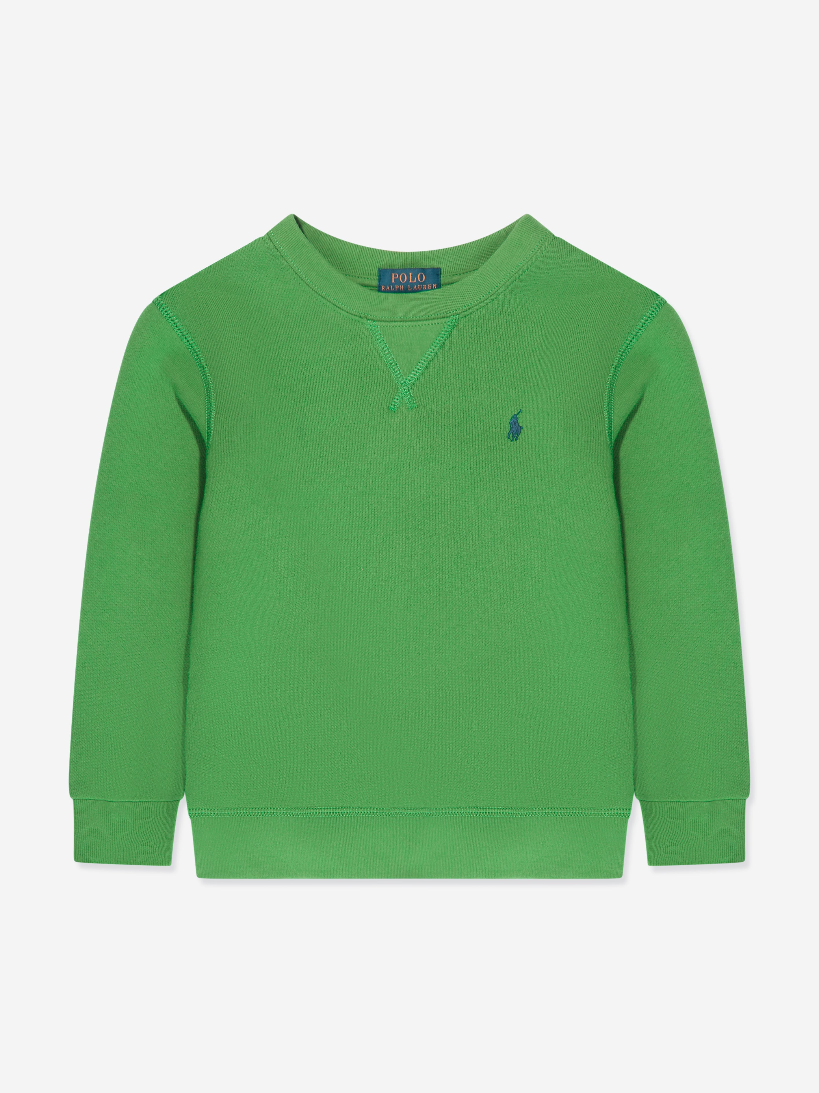 Boys Logo Sweatshirt in Green