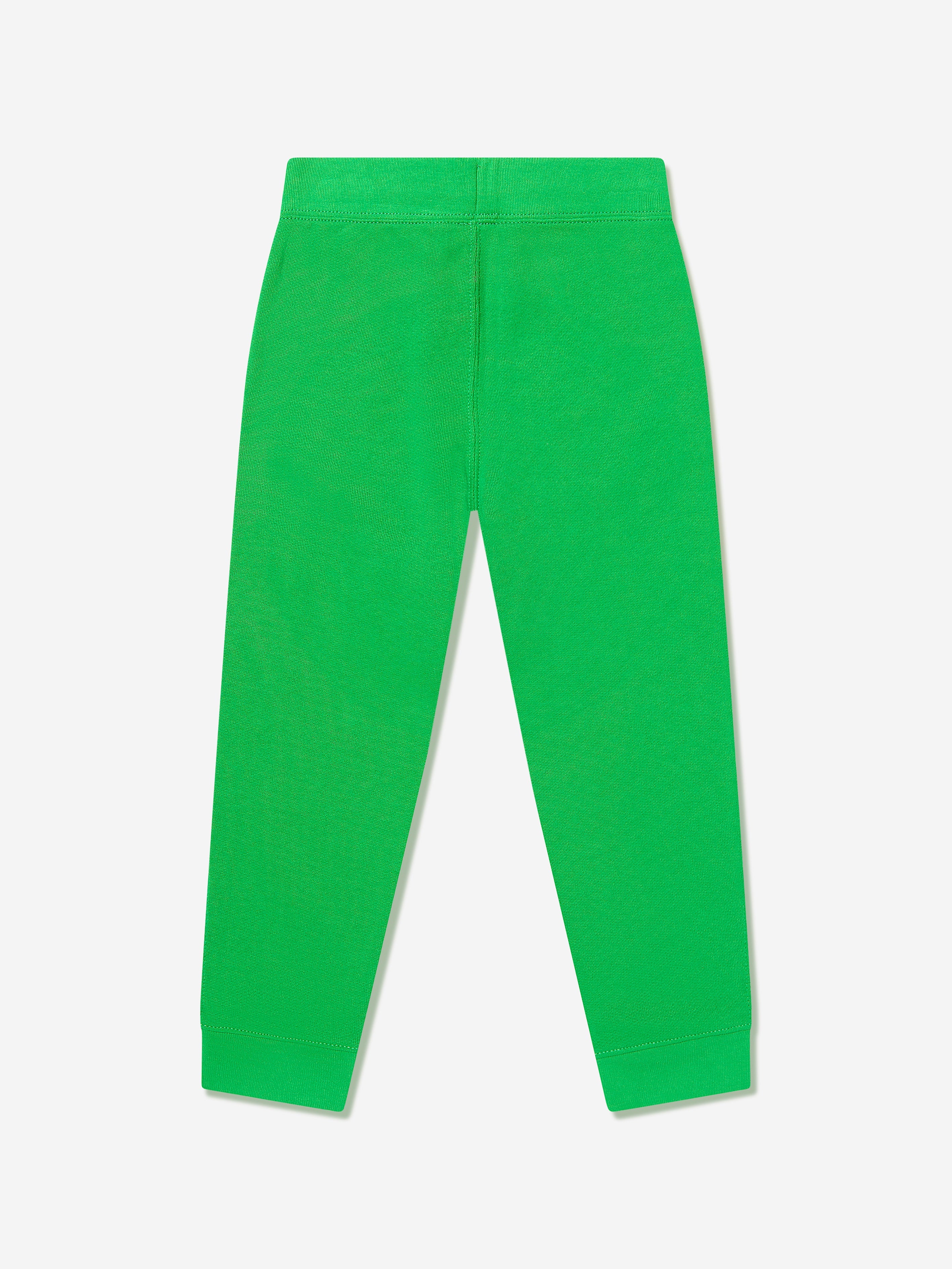Boys Logo Joggers in Green