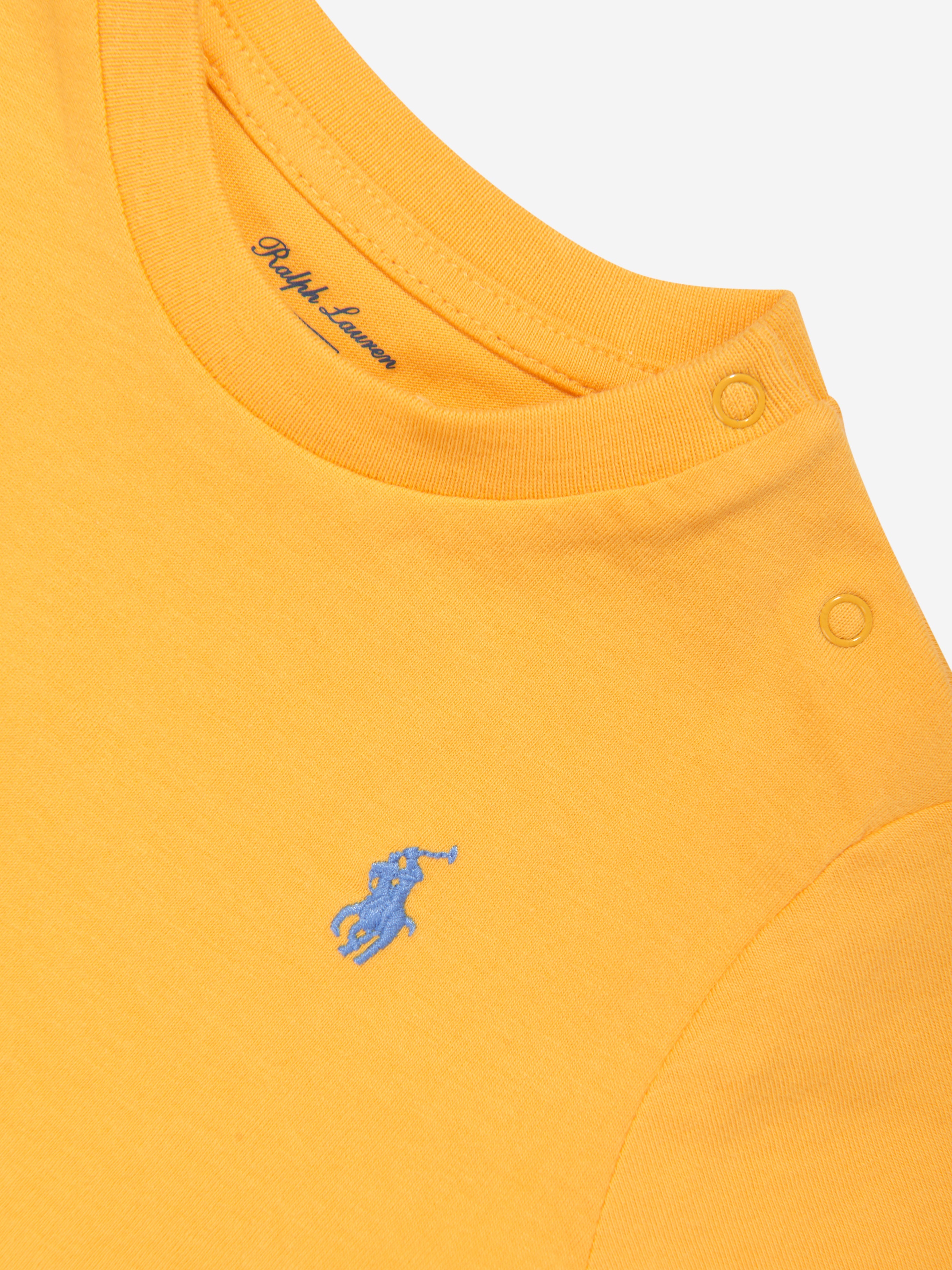 Baby Boys Logo T-Shirt in Yellow