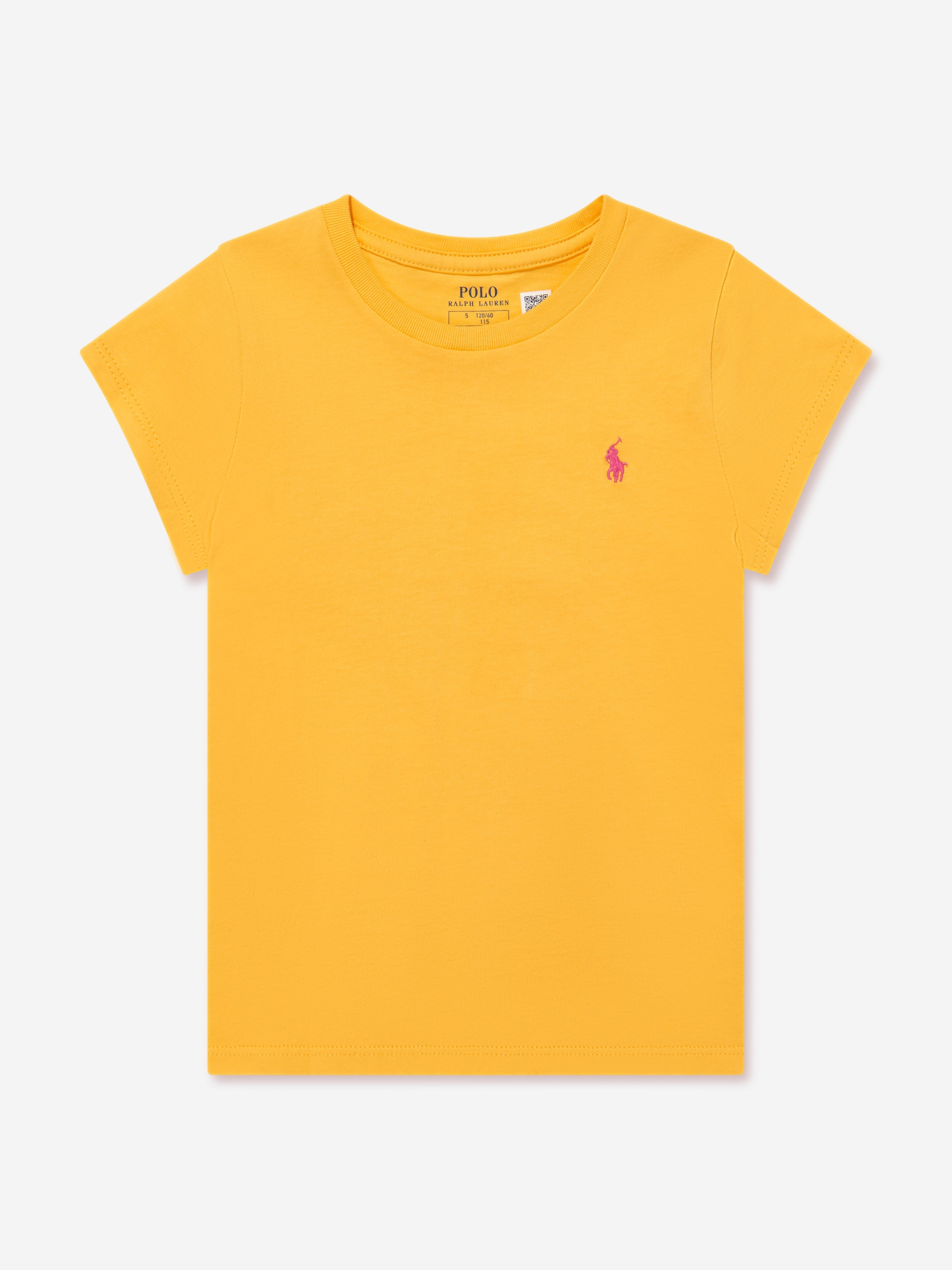 Girls Logo T-Shirt in Yellow