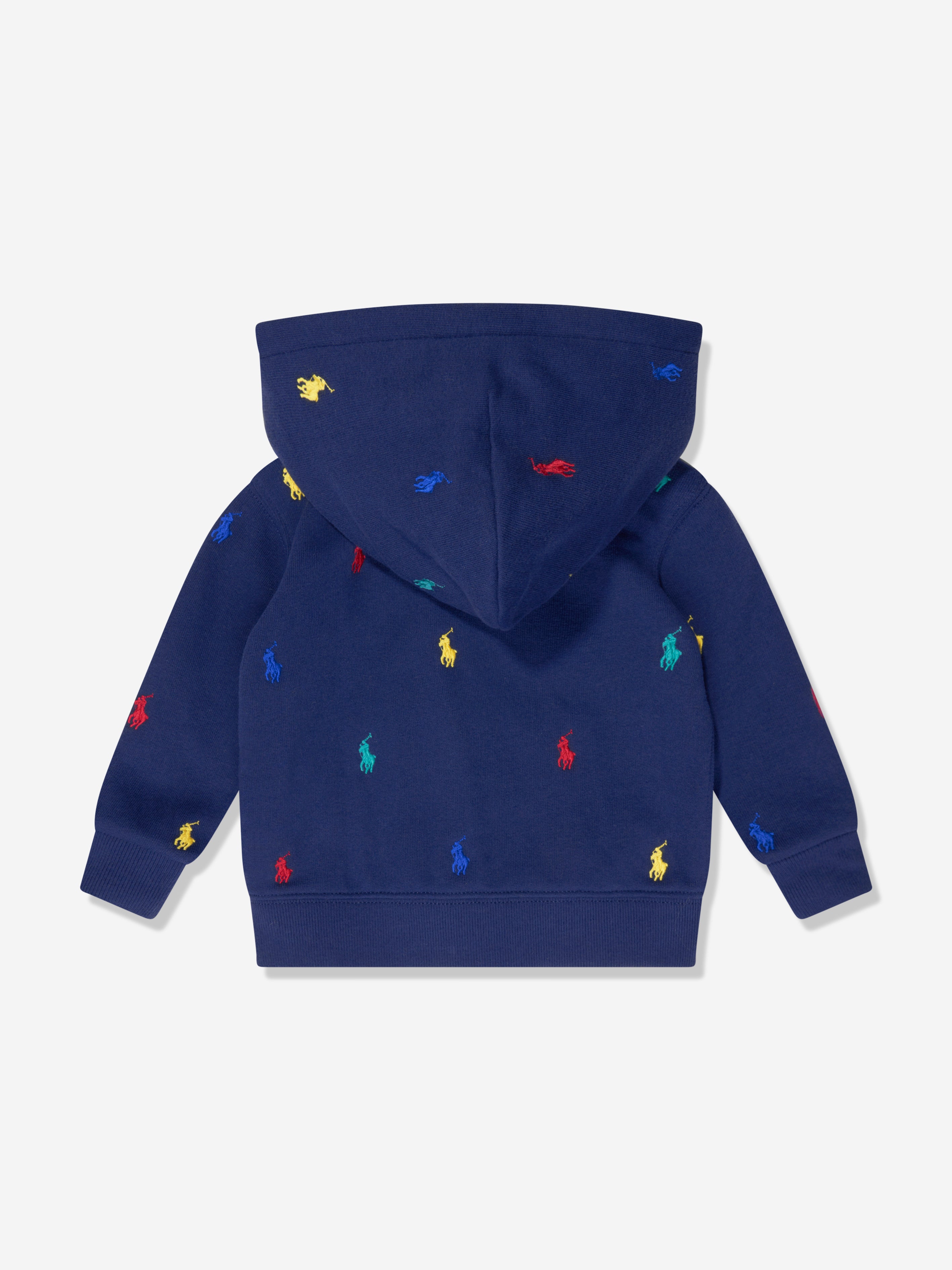 Baby Boys Logo Zip Up Top in Navy