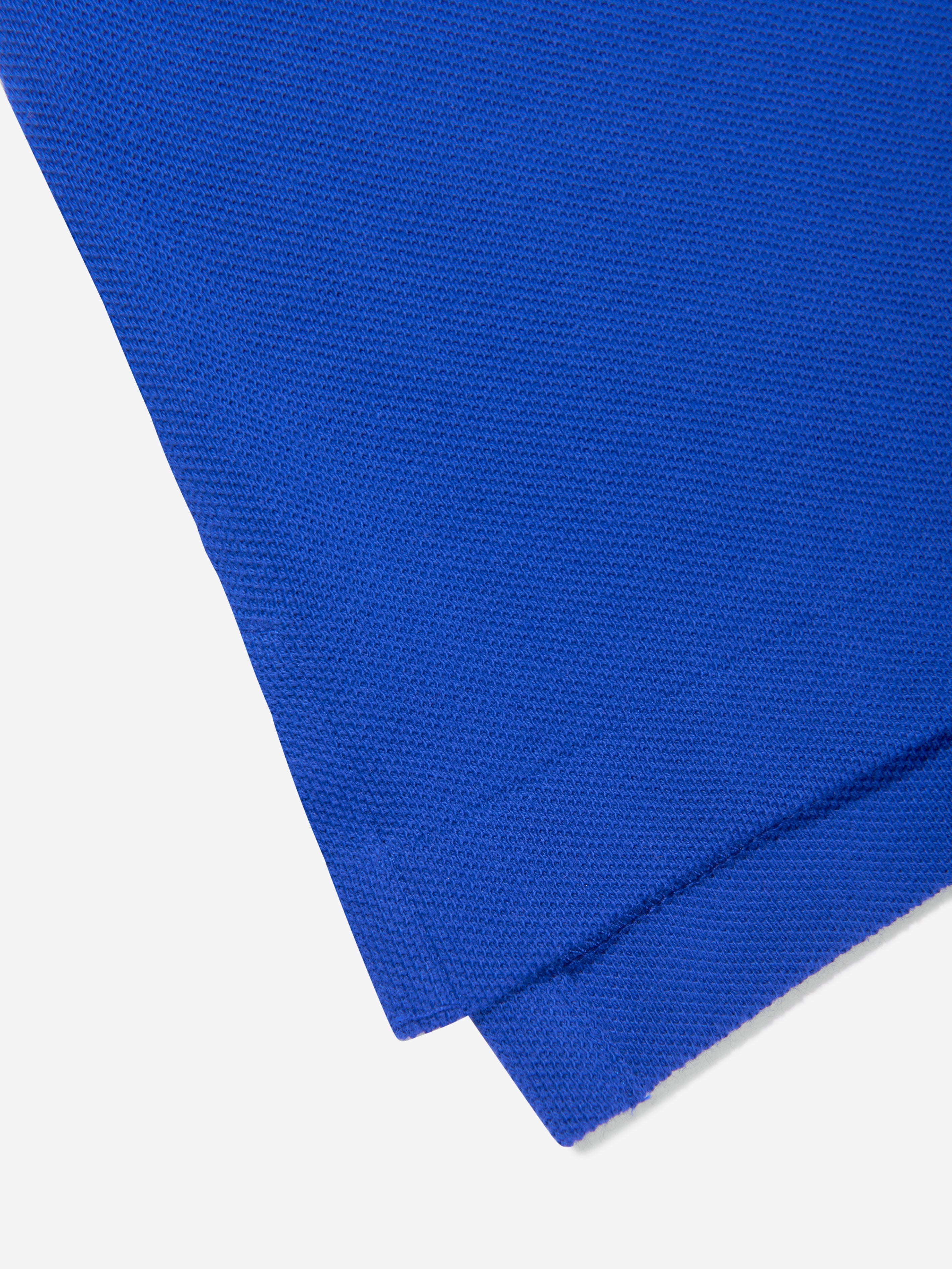 Boys Bear Polo Shirt in Blue