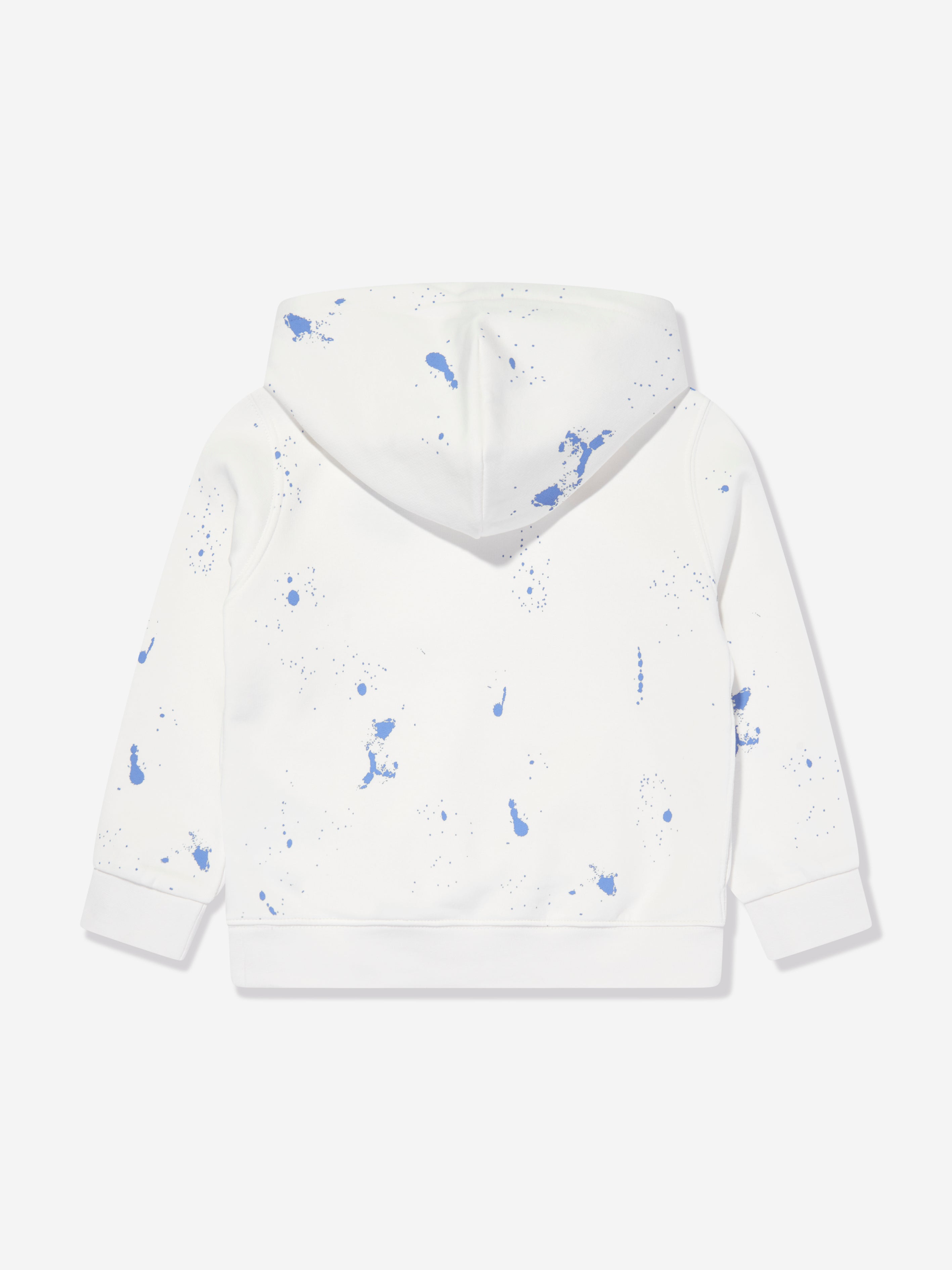 Boys Polo Bear Hoodie in White