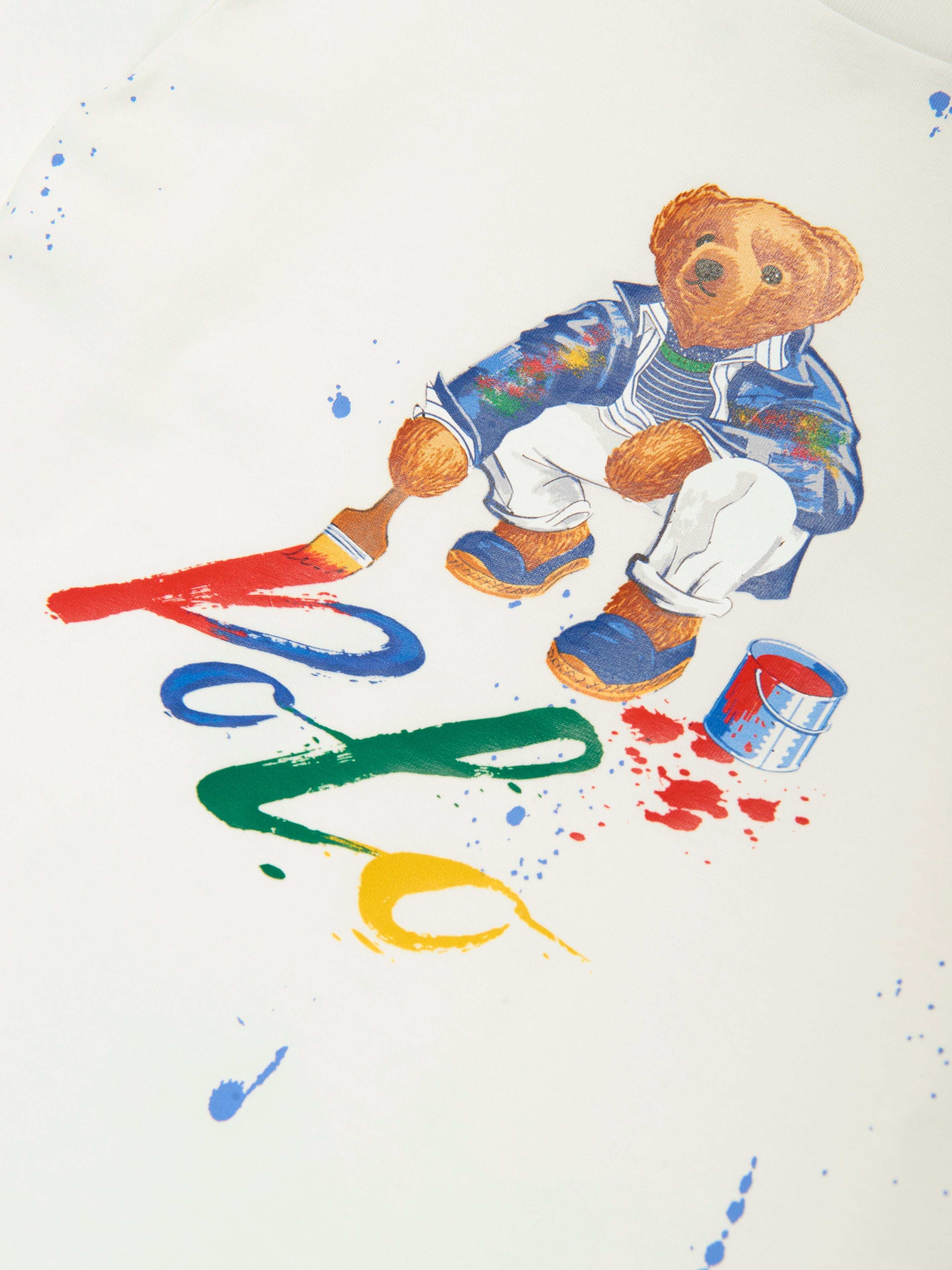 Boys Polo Bear T-Shirt in White