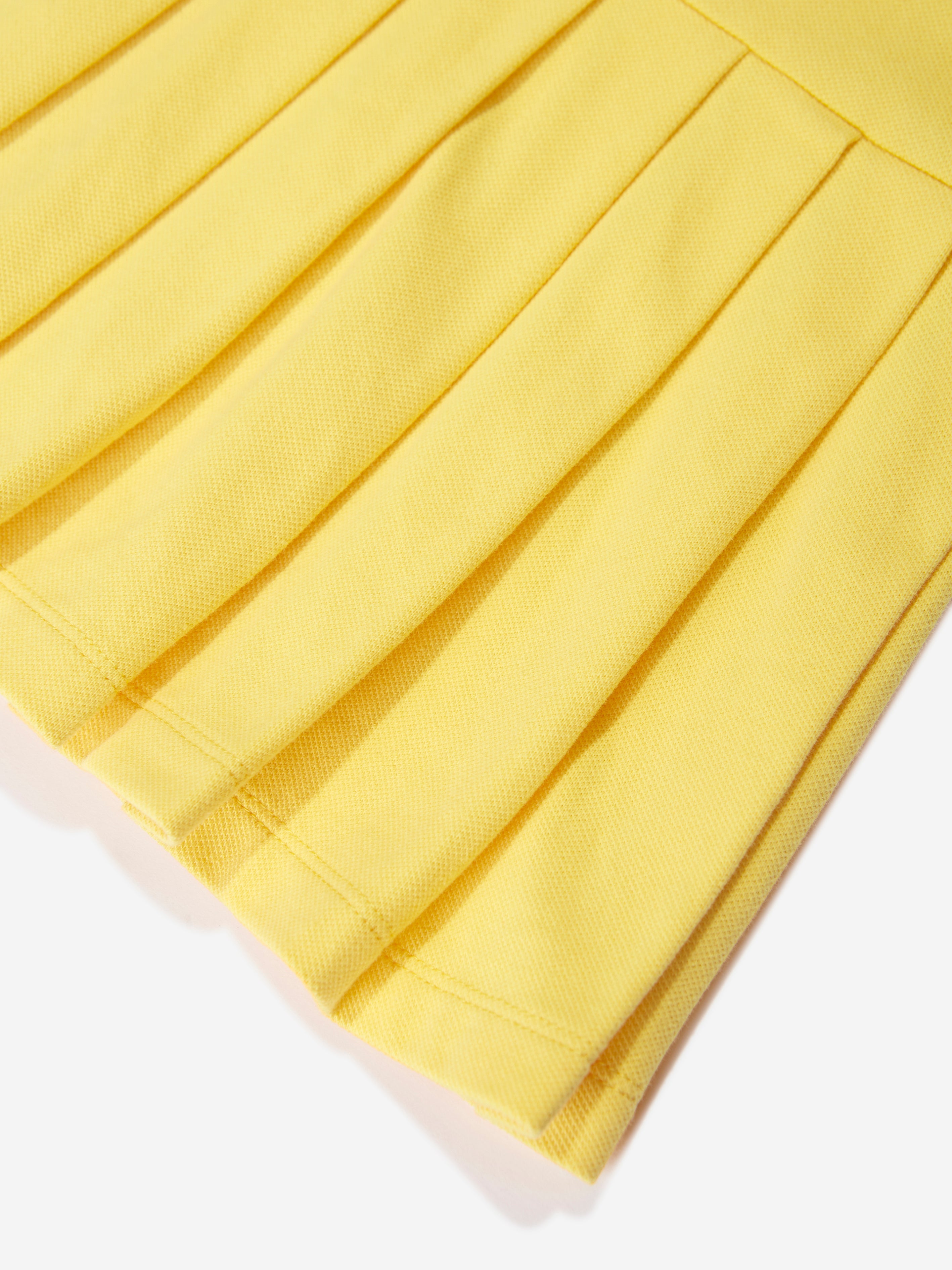 Girls Polo Dress in Yellow