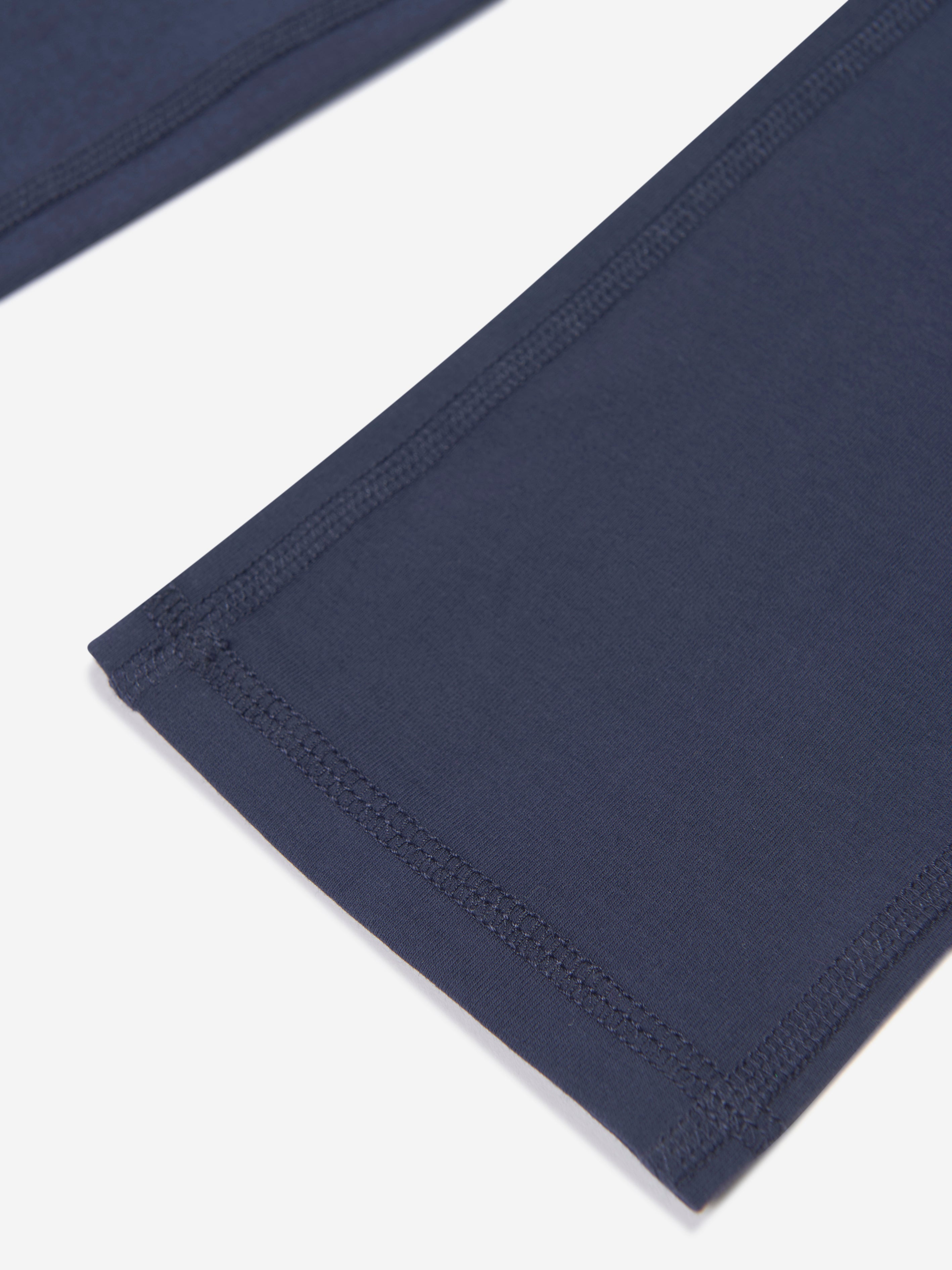 Girls Flared Leggings in Navy