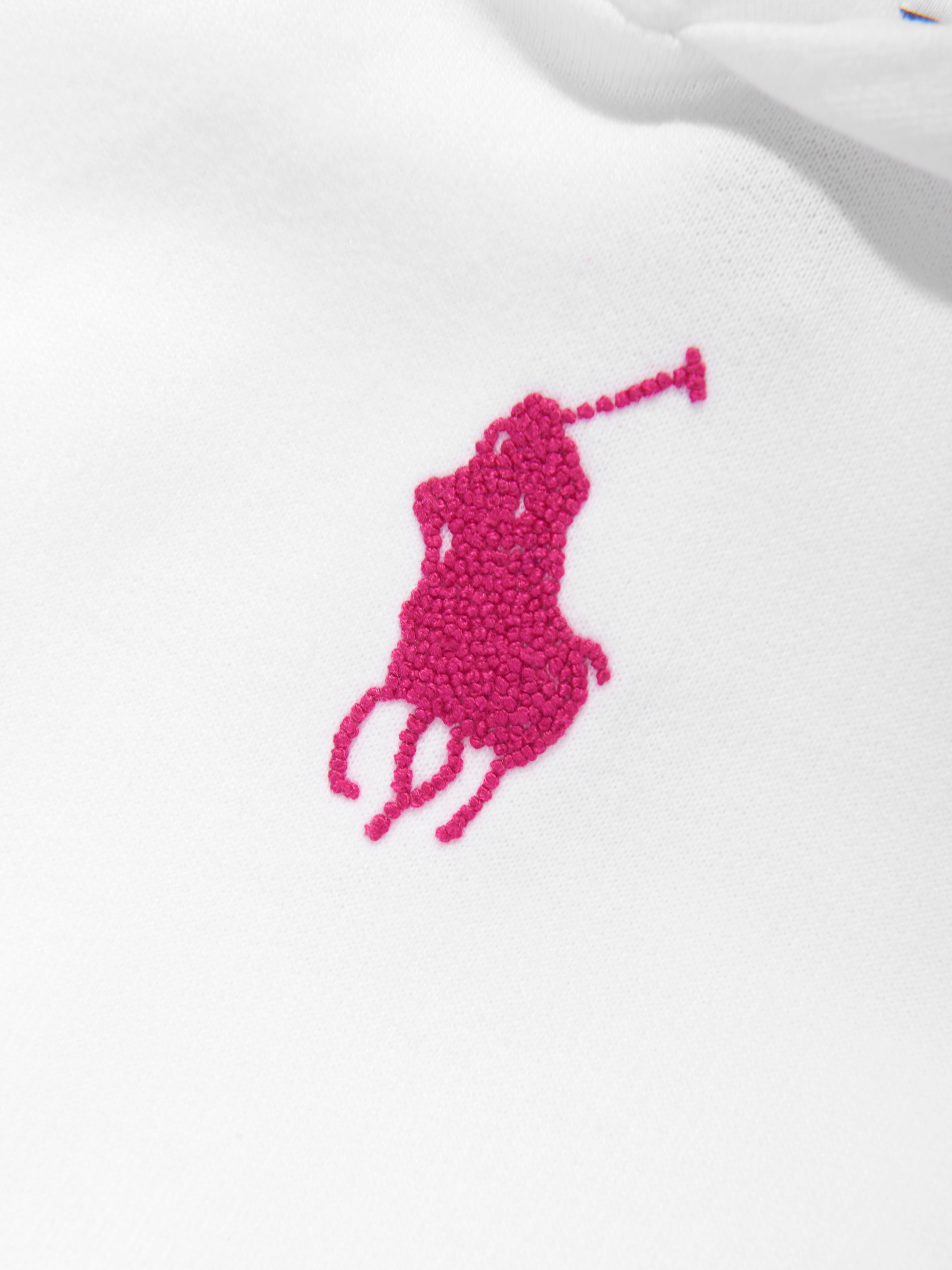 Girls Logo Hoodie in White