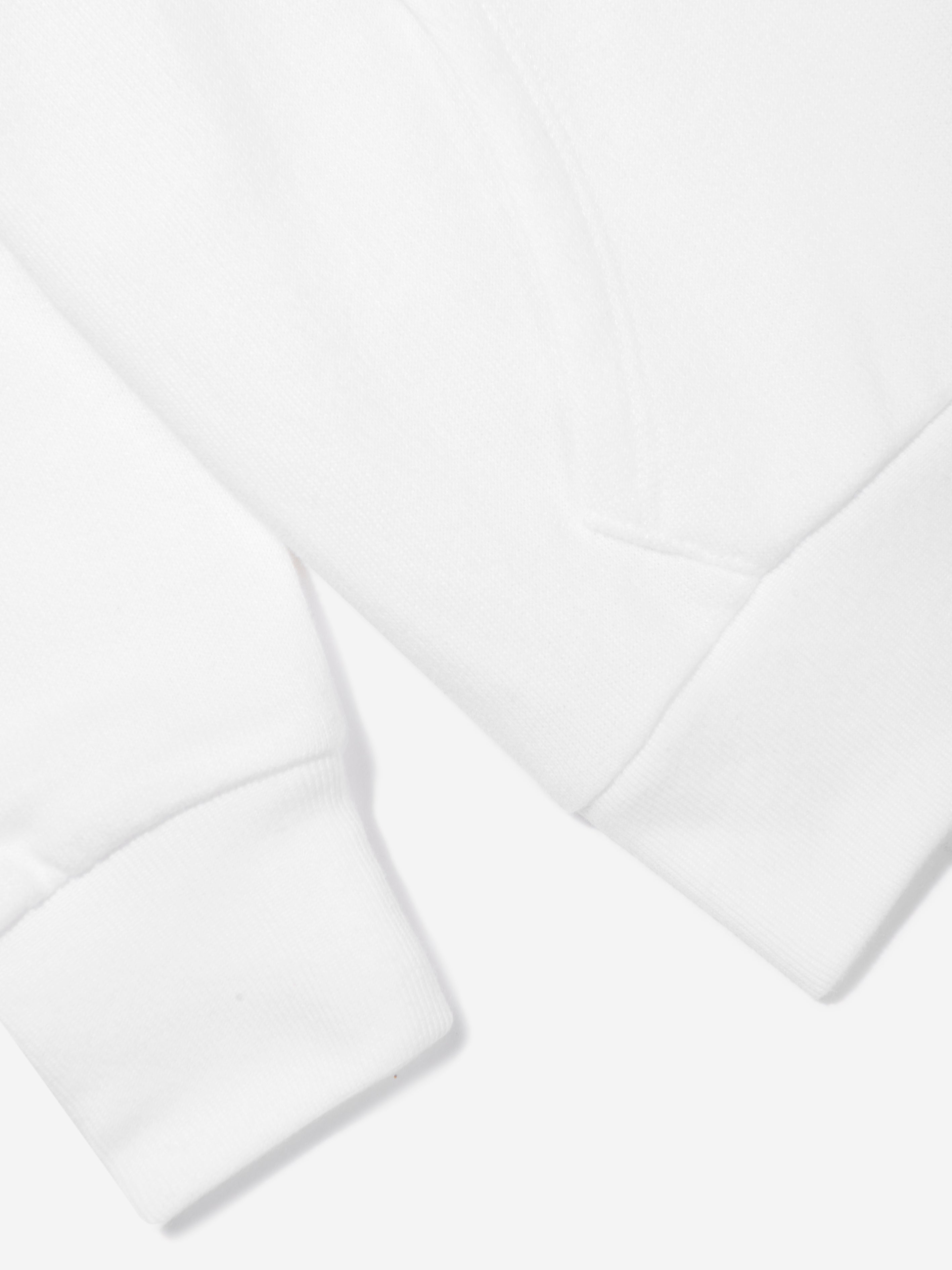 Girls Logo Hoodie in White