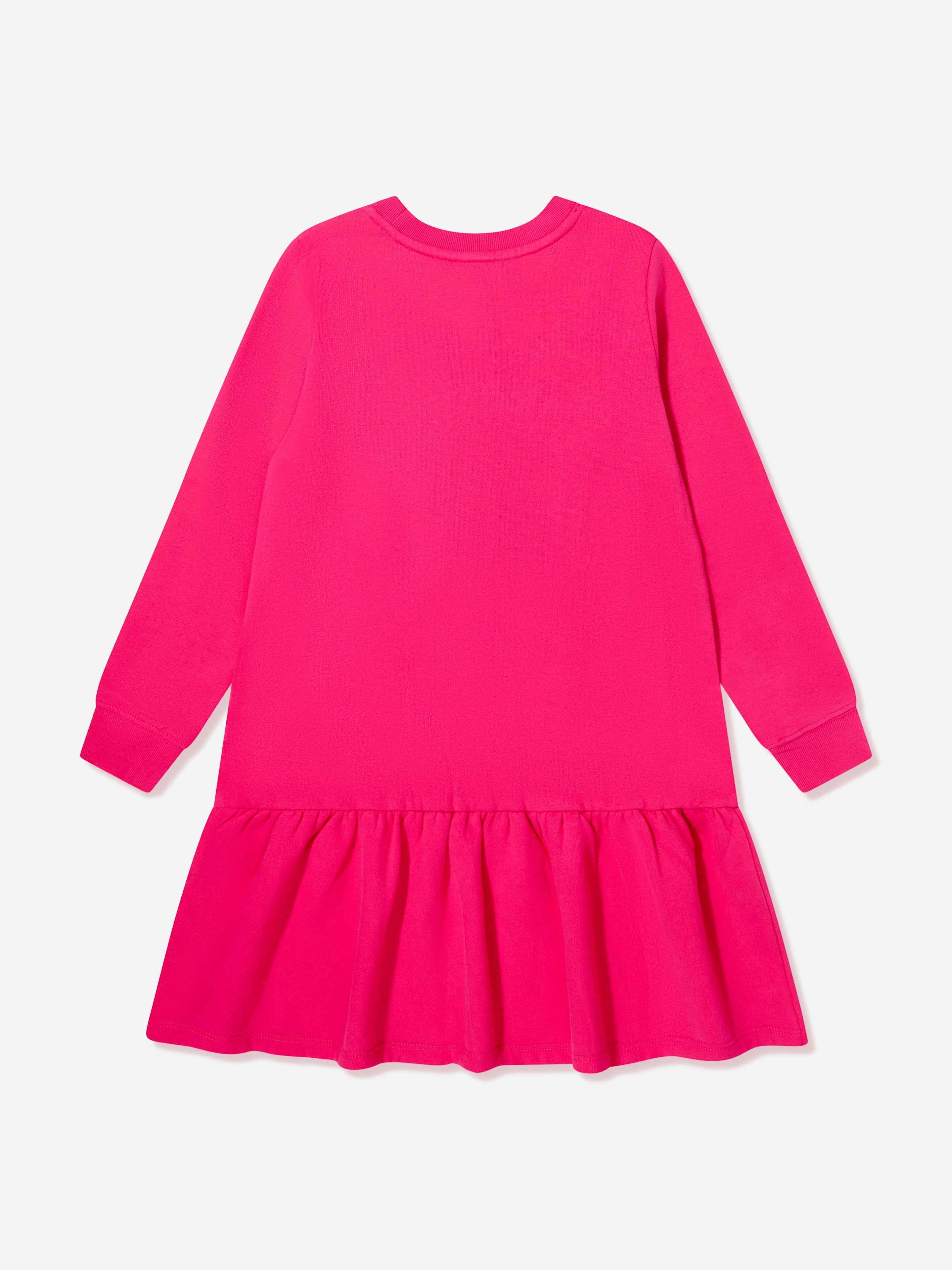 Girls Logo Jersey Dress in Pink