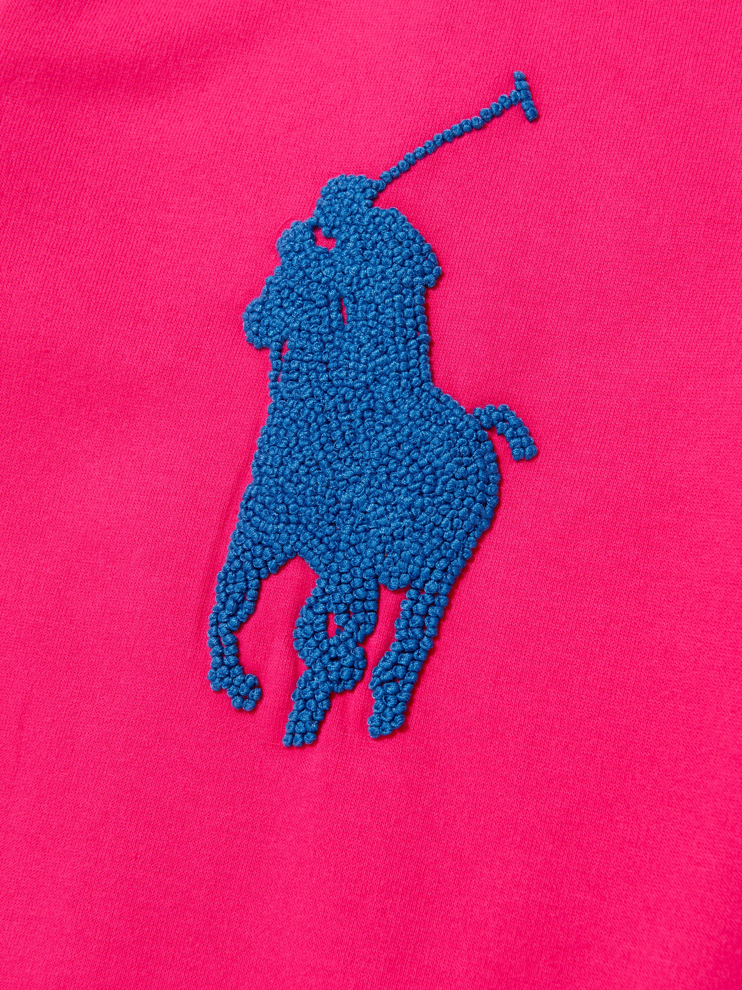 Girls Logo Jersey Dress in Pink