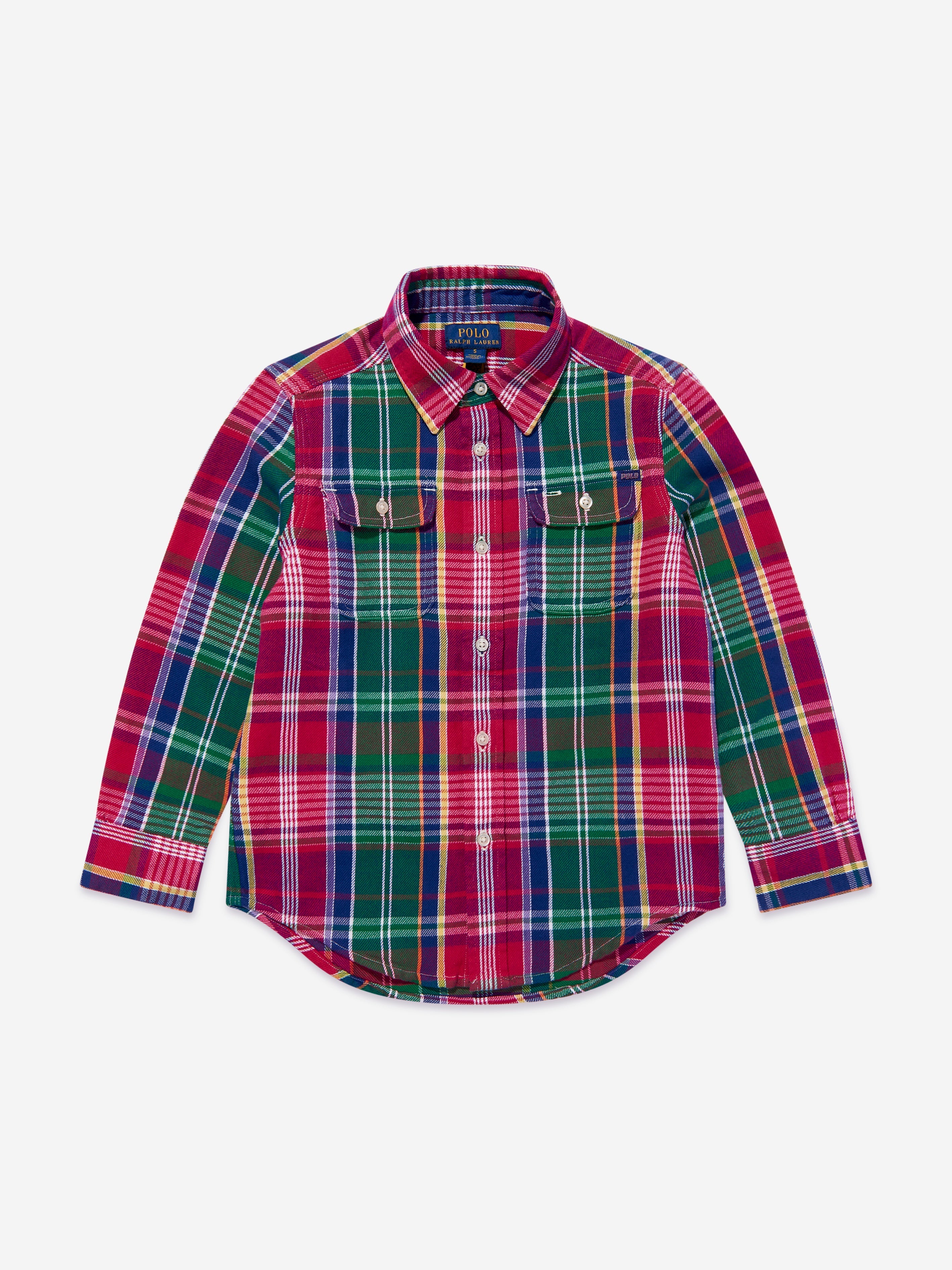 Boys Matlock Flannel Shirt in Red