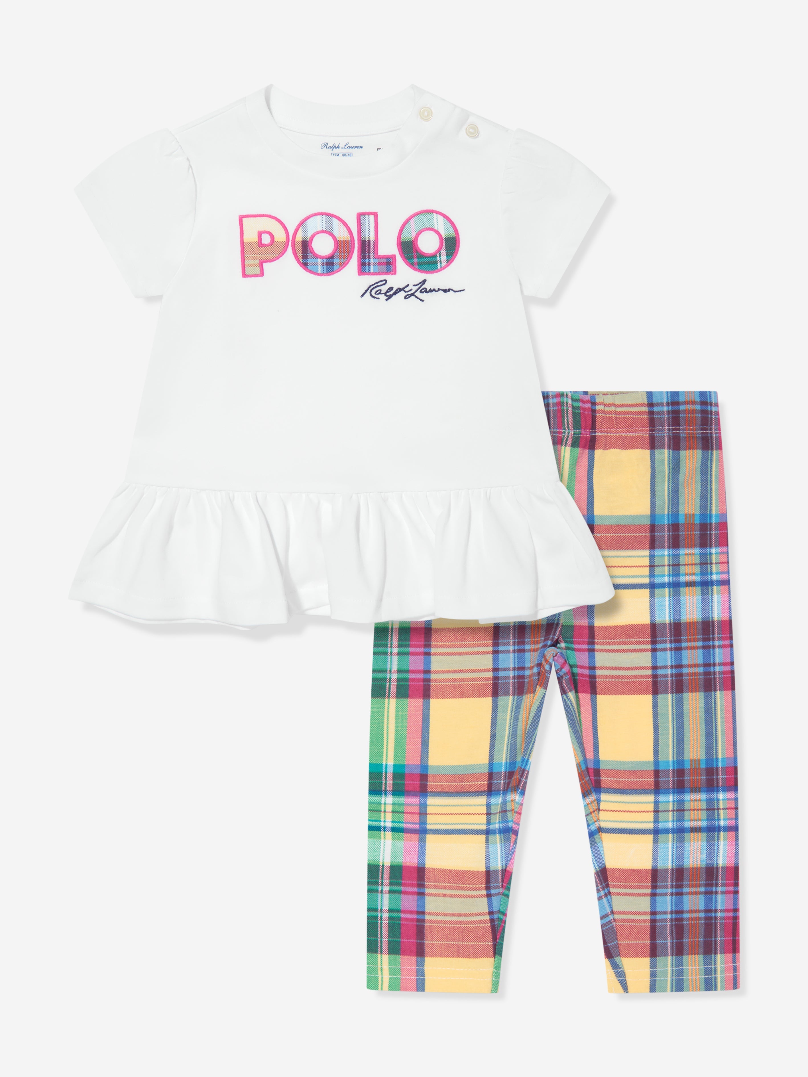 Baby Girls Leggings Set in Multicolour