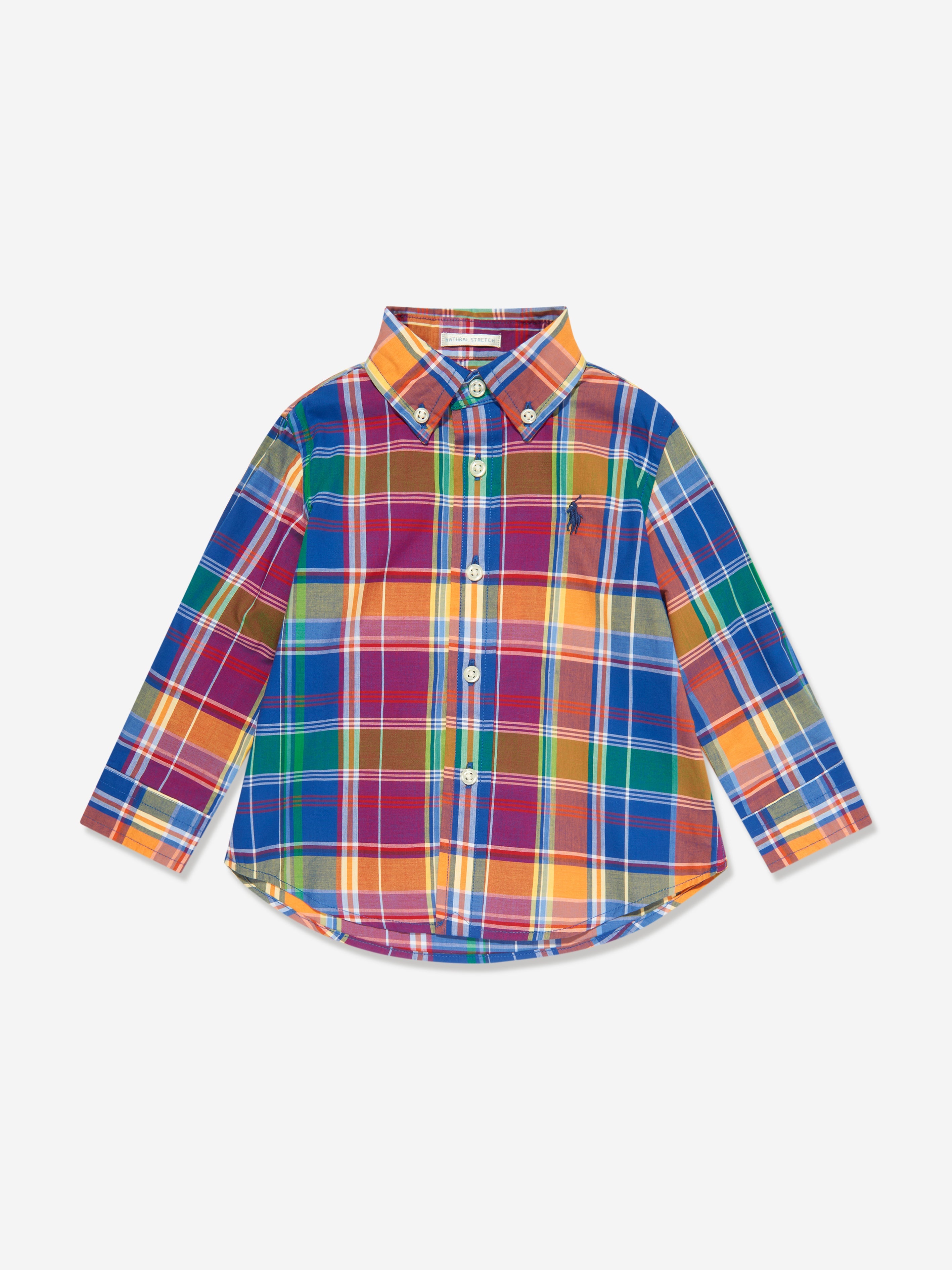 Baby Boys Shirt And Trousers Set in Multicolour