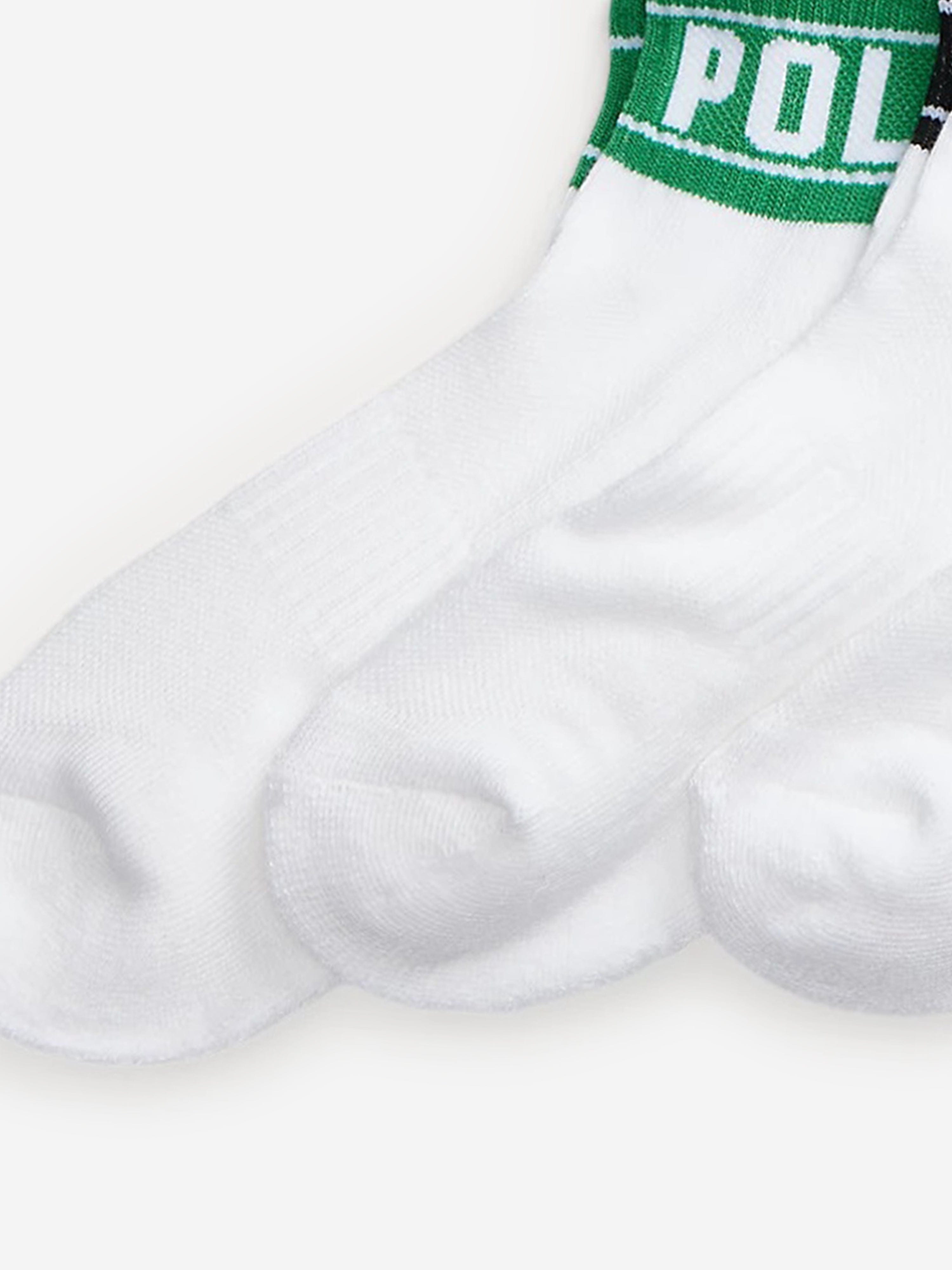 Ralph Lauren Boys Polo Stripe 6 Pack Socks Set in Multicolour