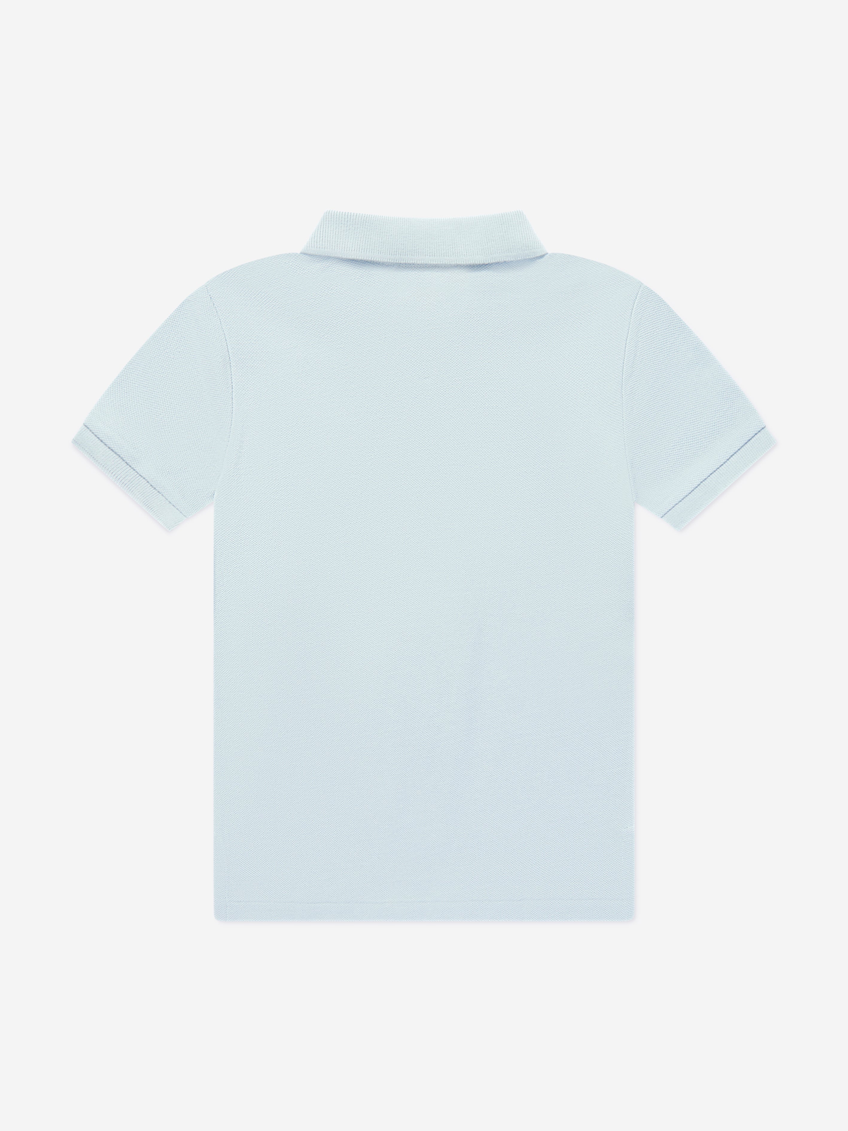 Boys Logo Polo Shirt in Blue