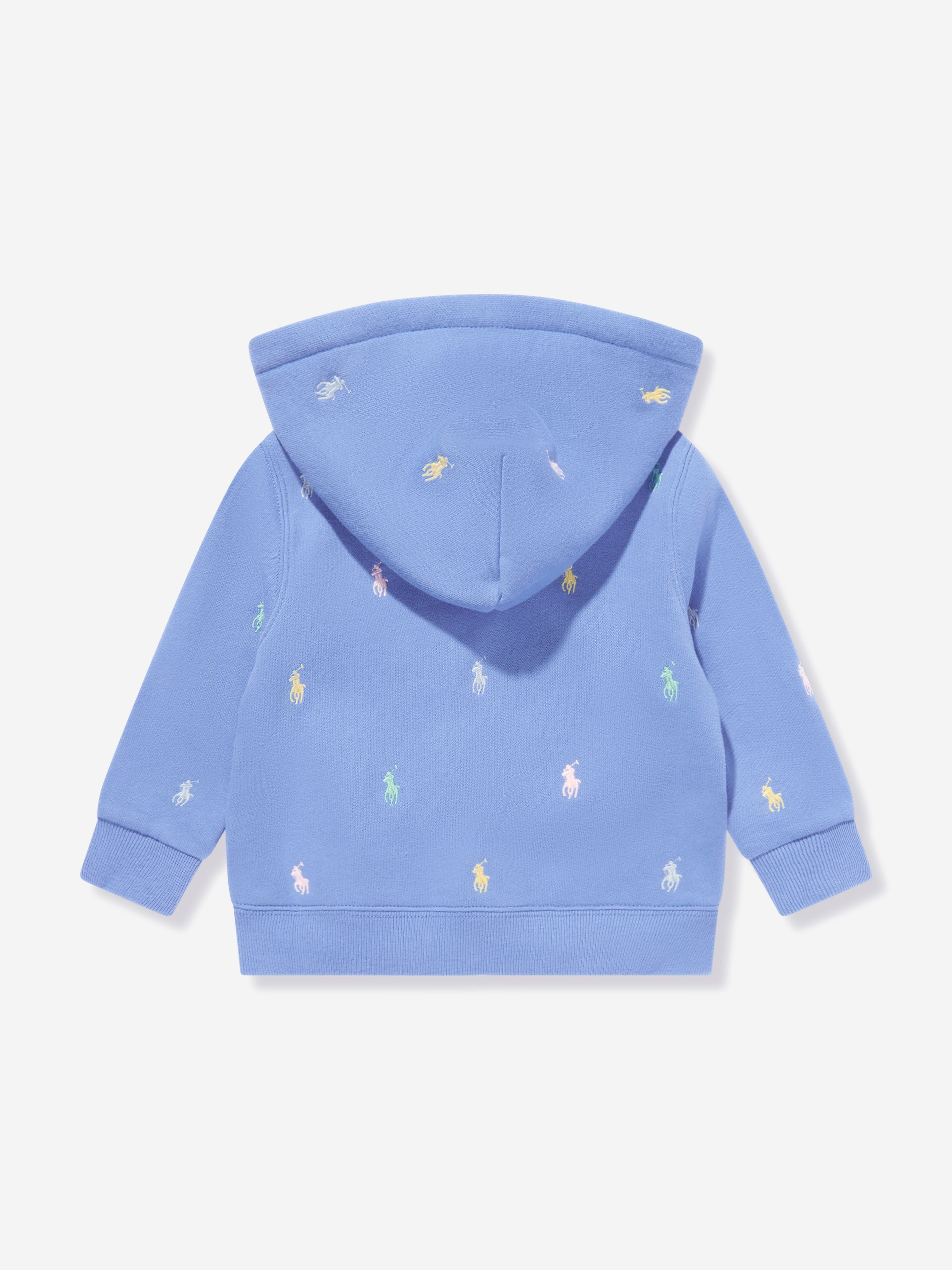 Baby Boys Logo Zip Up Top in Blue