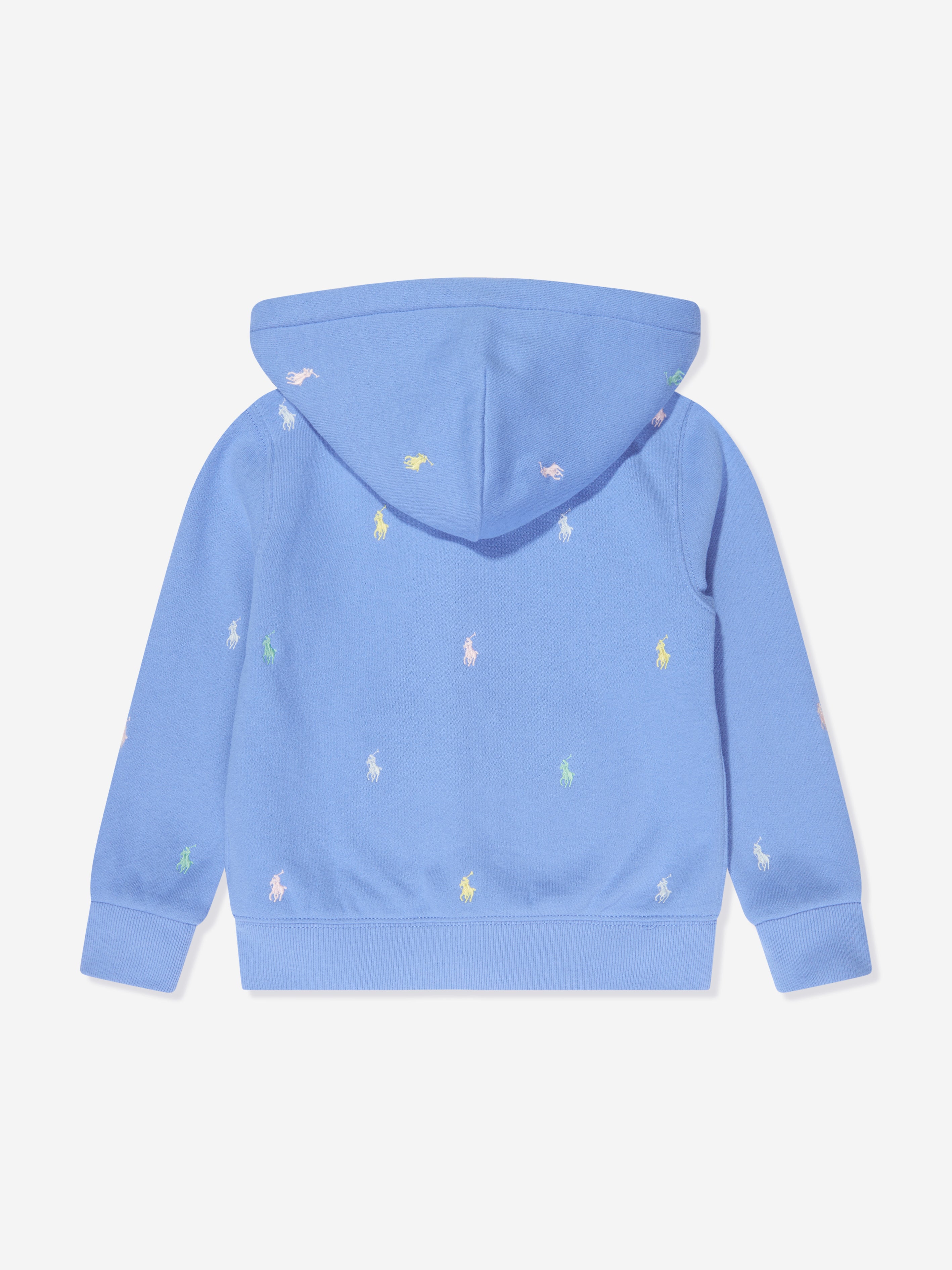Boys Logo Zip Up Top in Blue