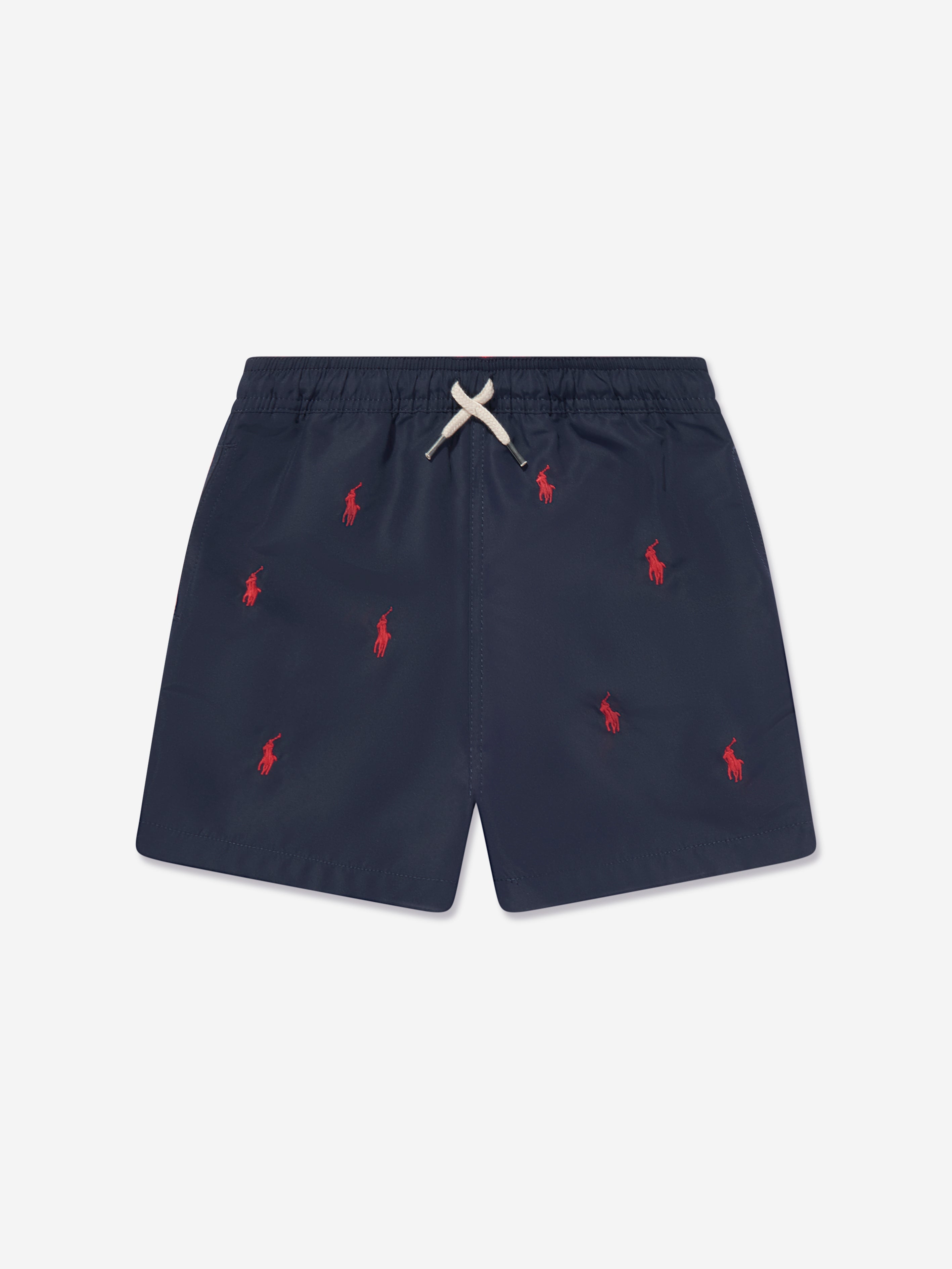 Boys Logo Swim Shorts in Navy