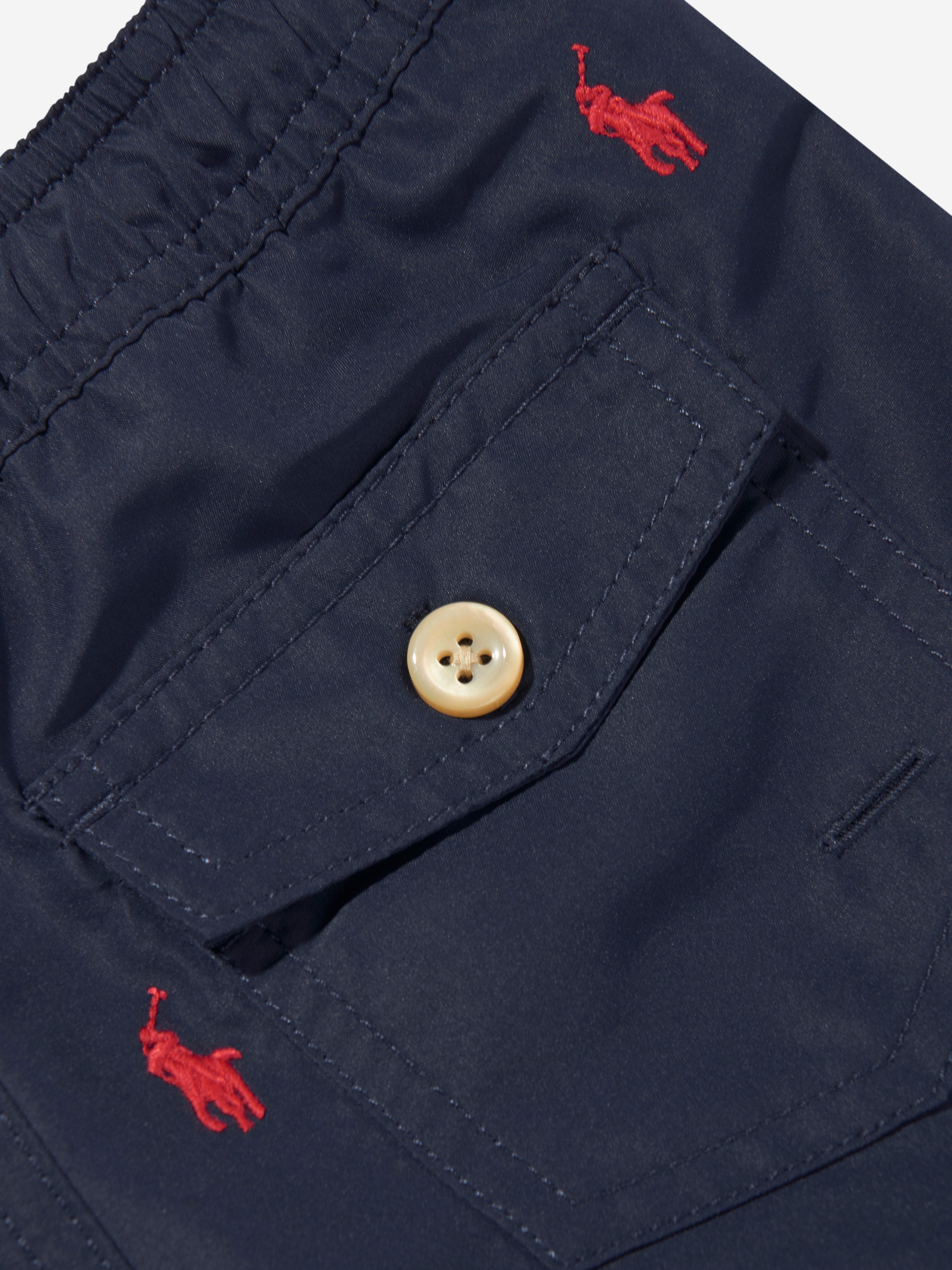 Boys Logo Swim Shorts in Navy