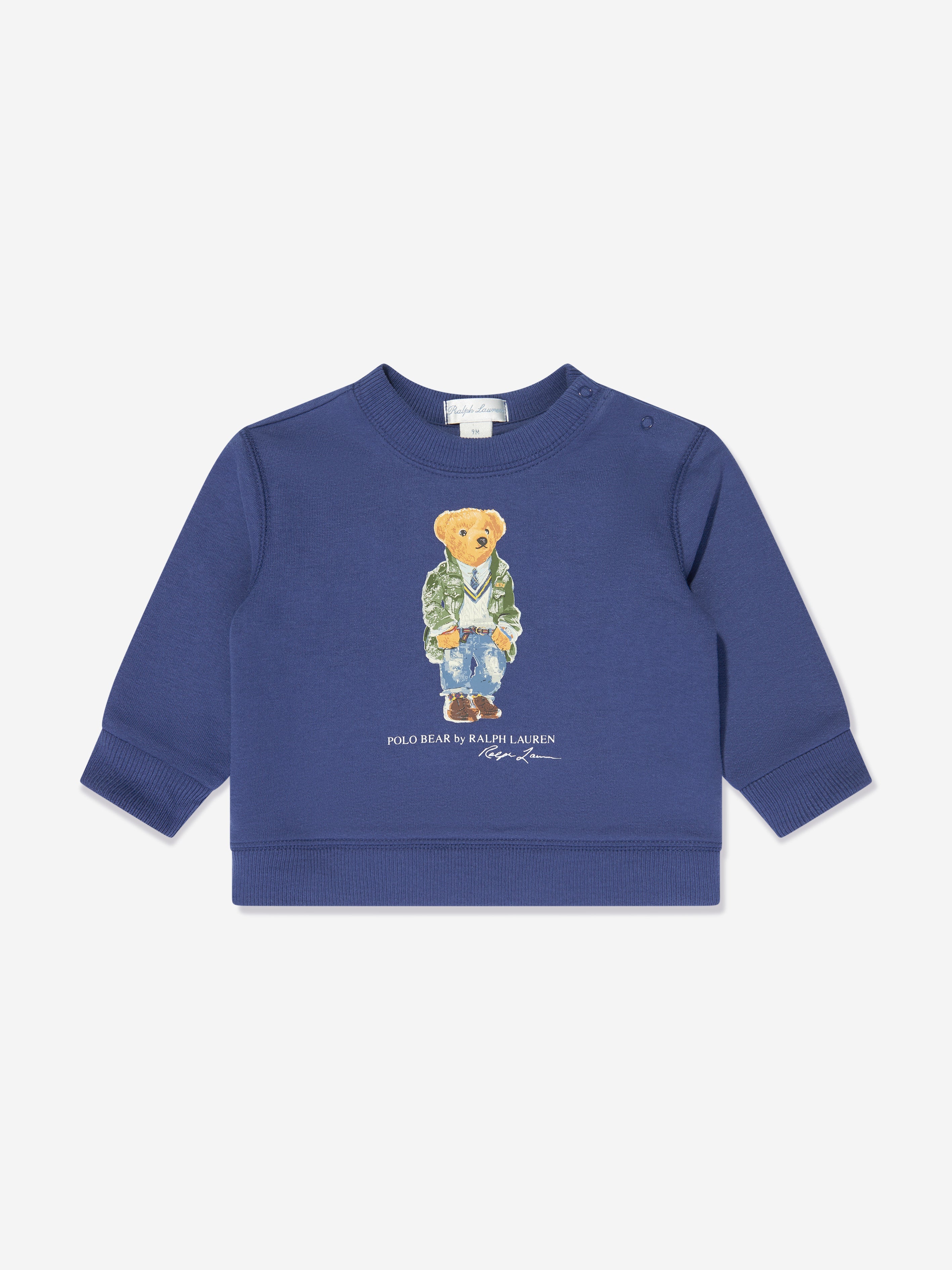 Boys Bear Sweatshirt in Blue